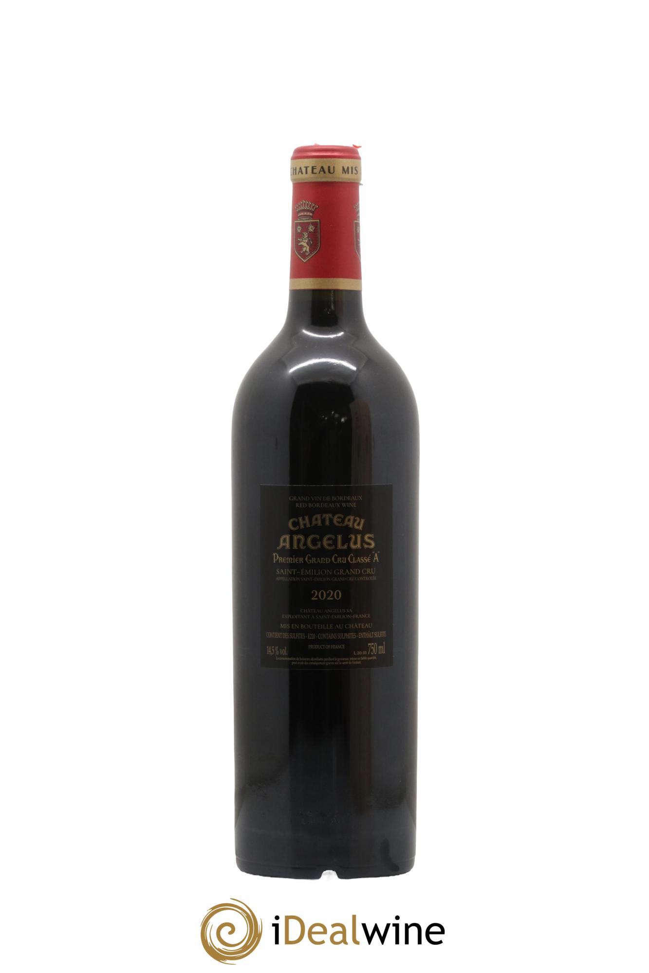 Château Angélus 1er Grand Cru Classé A 2020 - Lot of 1 bottle - 2