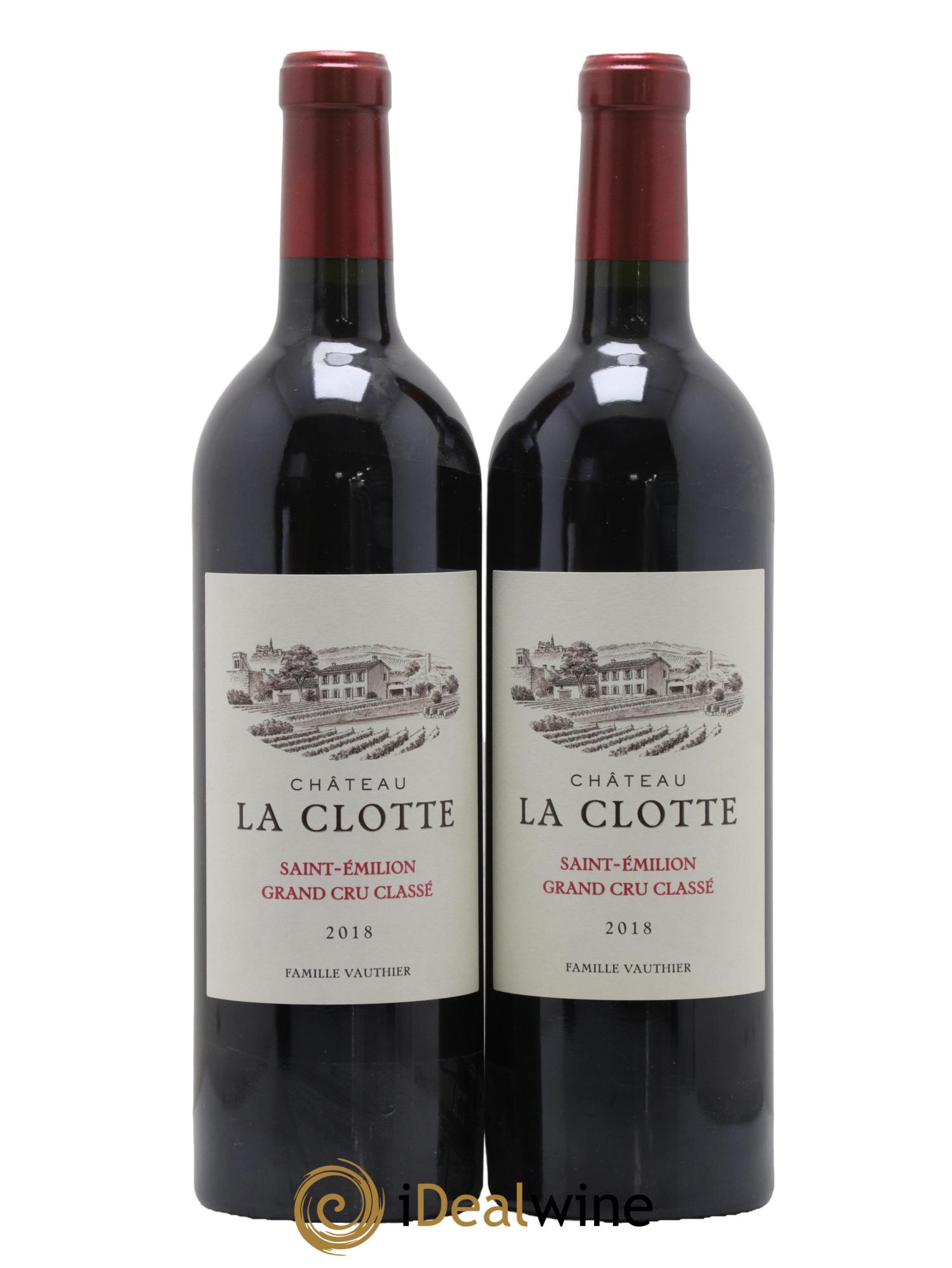 Château la Clotte 2018 - Lot de 2 bouteilles - 0