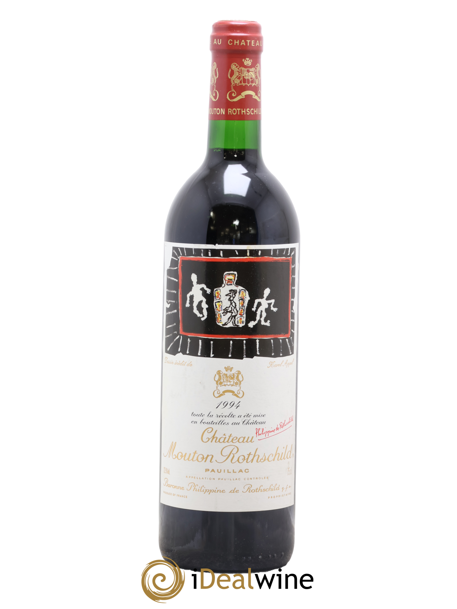 Château Mouton Rothschild 1er Grand Cru Classé 1994 - Lot de 1 bouteille - 0