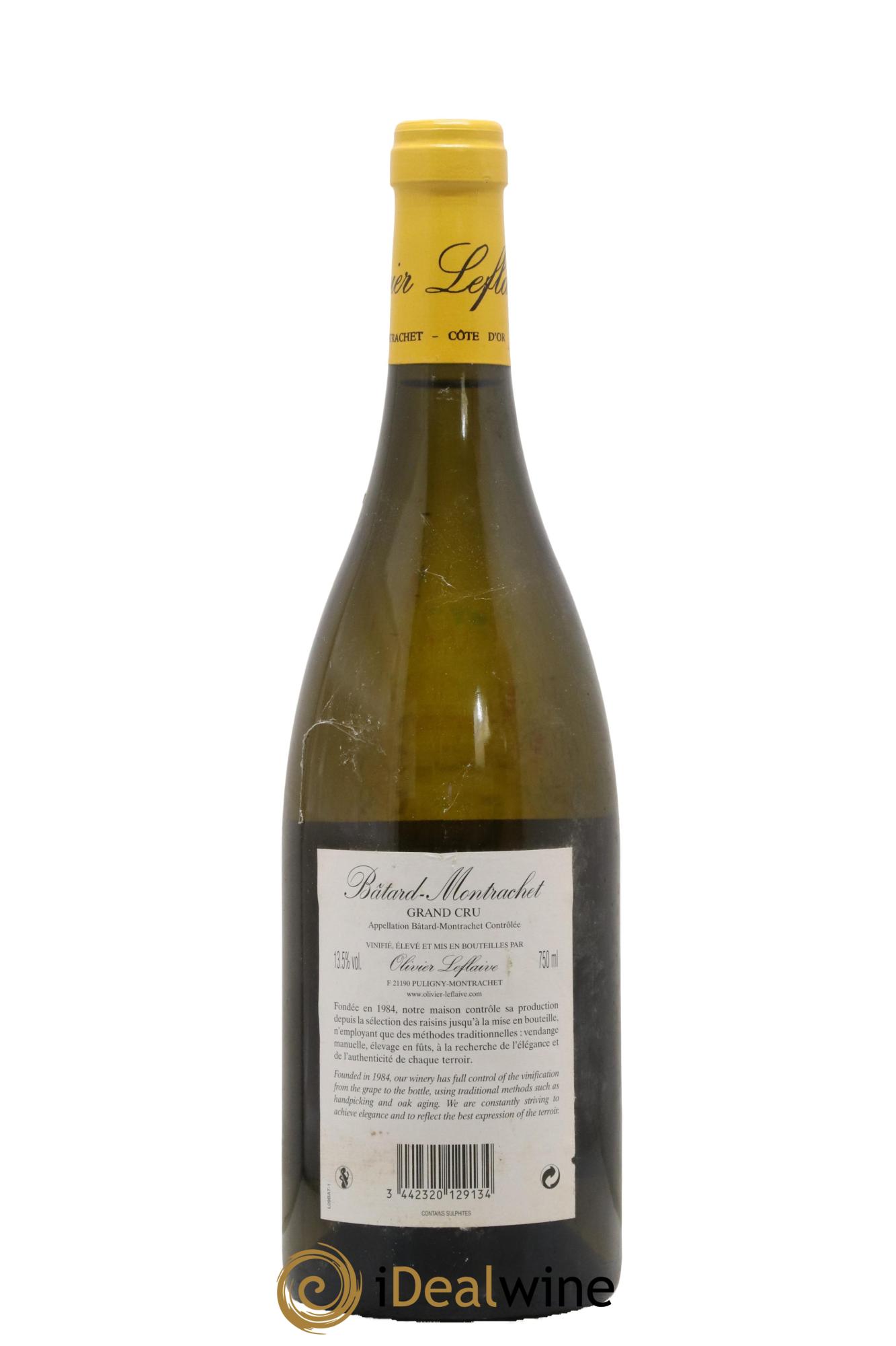 Bâtard-Montrachet Grand Cru Olivier Leflaive 2009 - Lot de 1 bouteille - 1