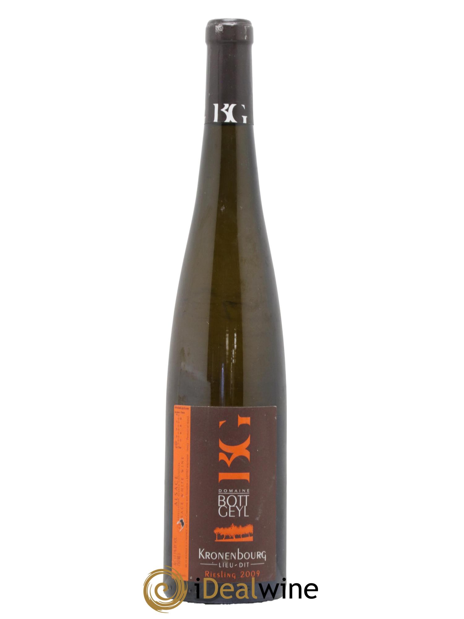 Alsace Riesling Kronenbourg Bott-Geyl (Domaine) 2009 - Lot de 1 bouteille - 0