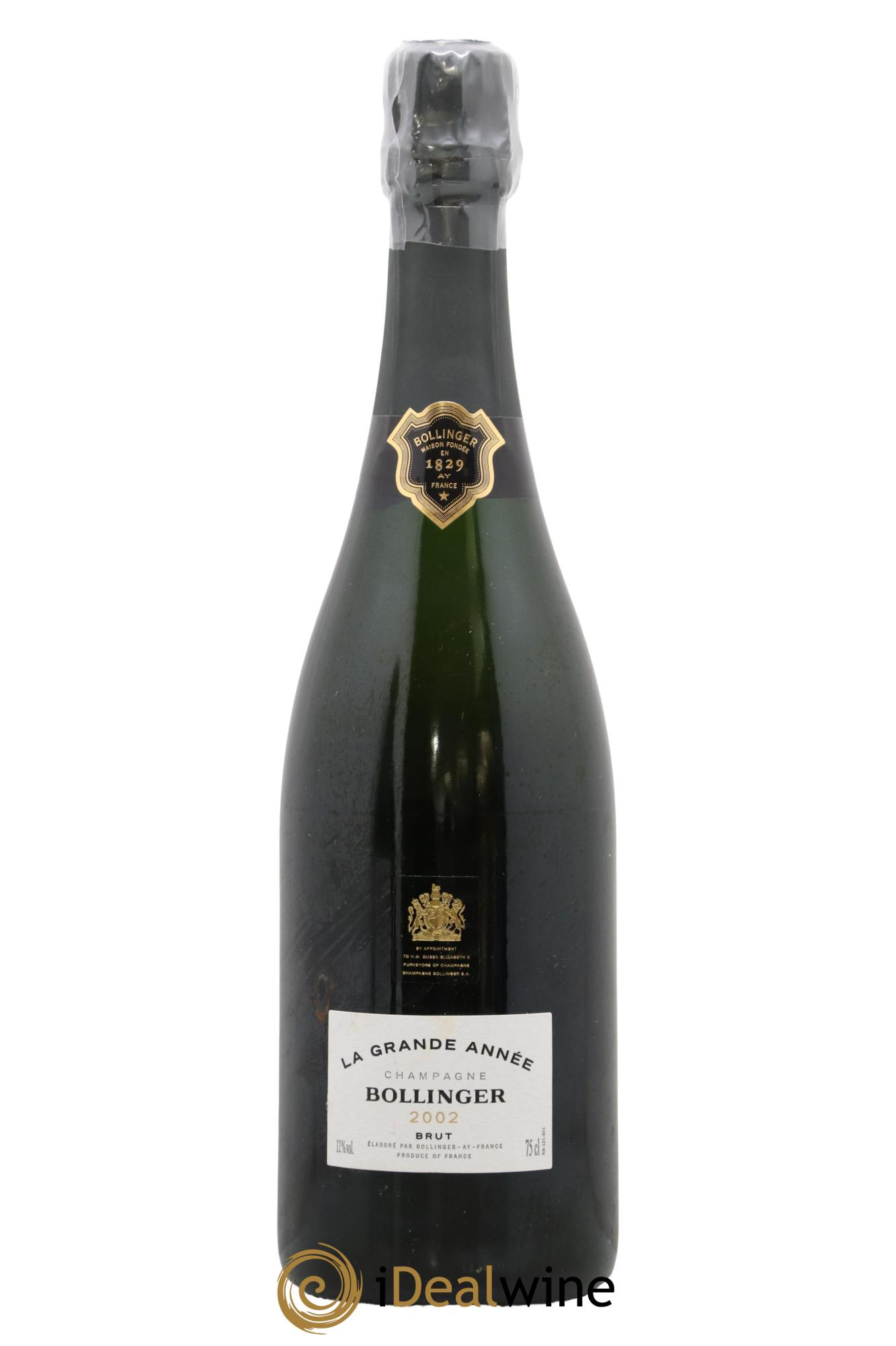 La Grande Année Brut Bollinger 2002 - Lot of 1 bottle - 0