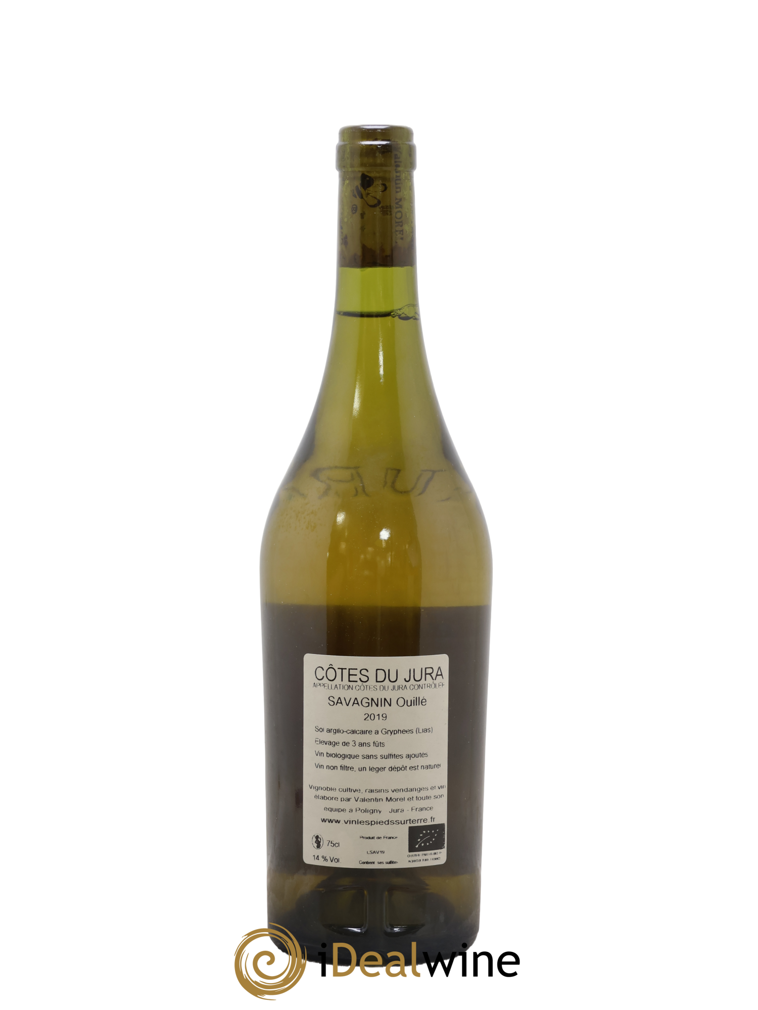 Côtes du Jura Savagnin Ouille Les Pieds sur Terre Valentin Morel 2019 - Lotto di 1 bottiglia - 1