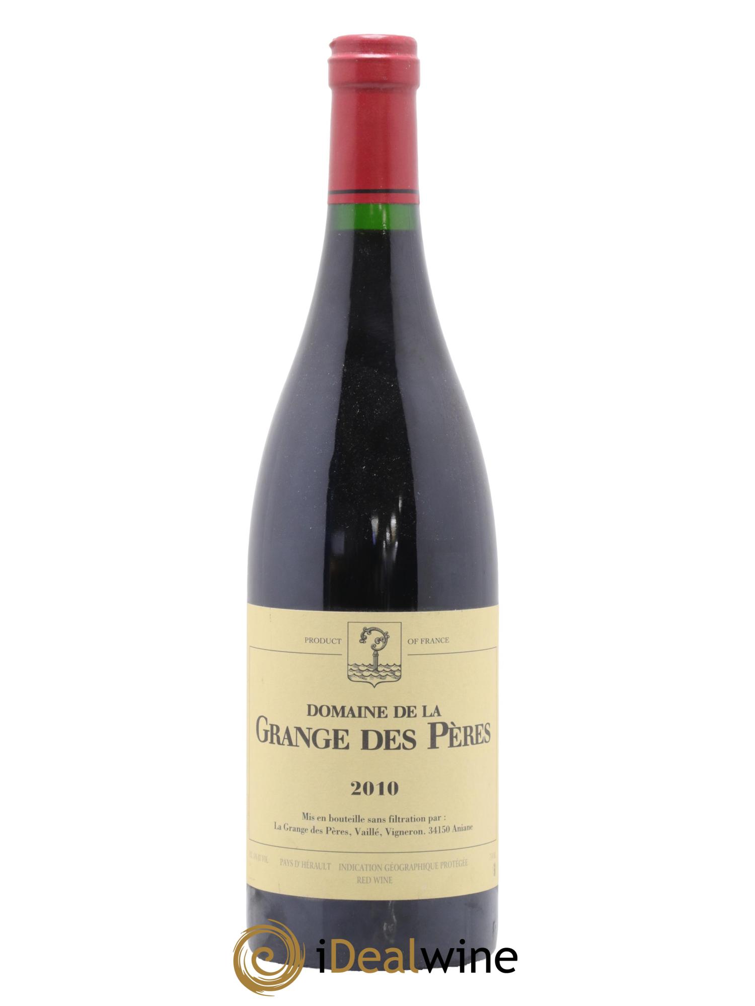 Pays d'Hérault Grange des Pères Laurent Vaillé 2010 - Lot de 1 bouteille - 0