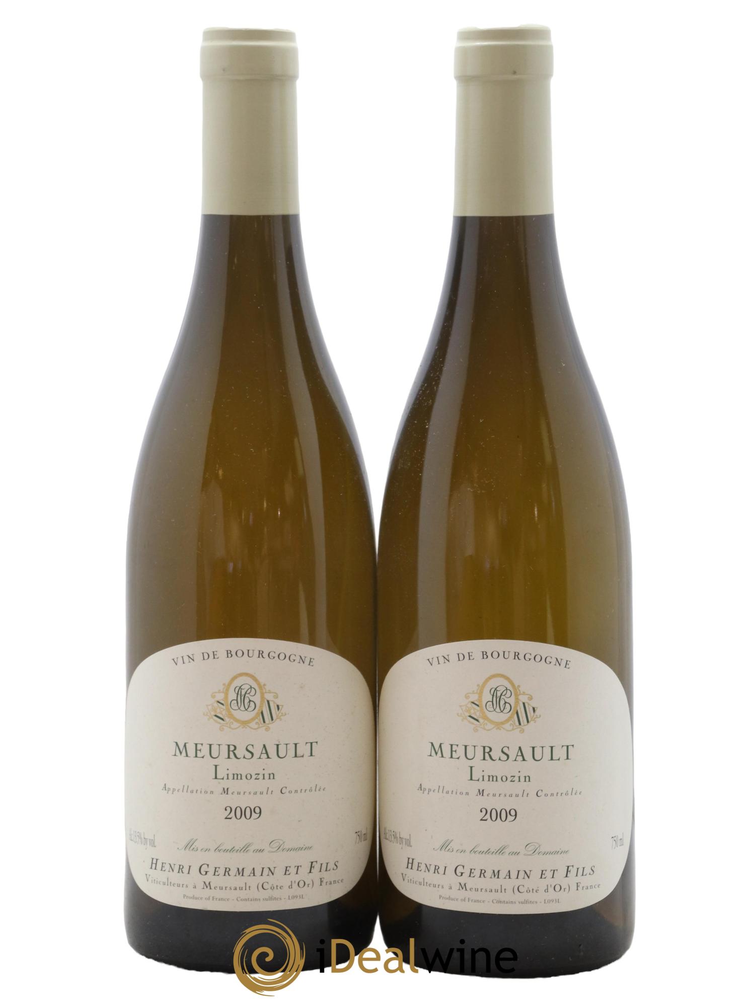 Meursault Limozin Henri Germain 2009 - Lot de 2 bouteilles - 0