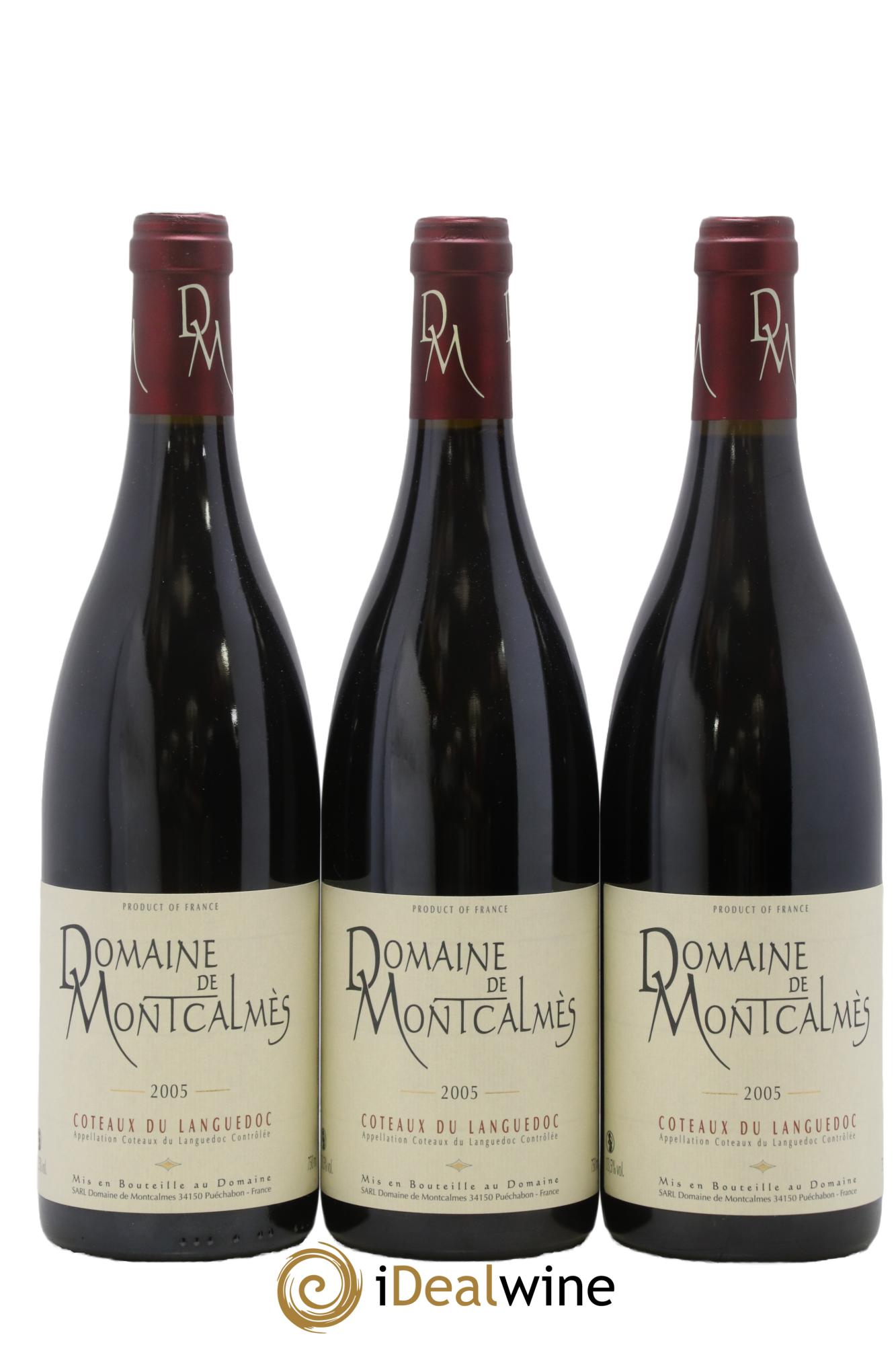 Coteaux du Languedoc Domaine de Montcalmès Frédéric Pourtalié 2005 - Posten von 3 Flaschen - 0