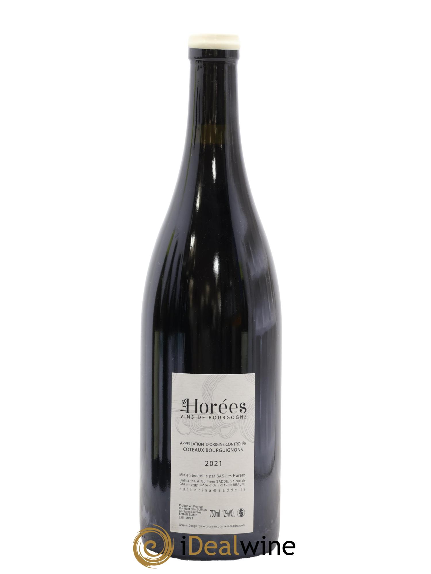 Coteaux Bourguignons Mon Poulain Les Horées 2021 - Lot de 1 bouteille - 1