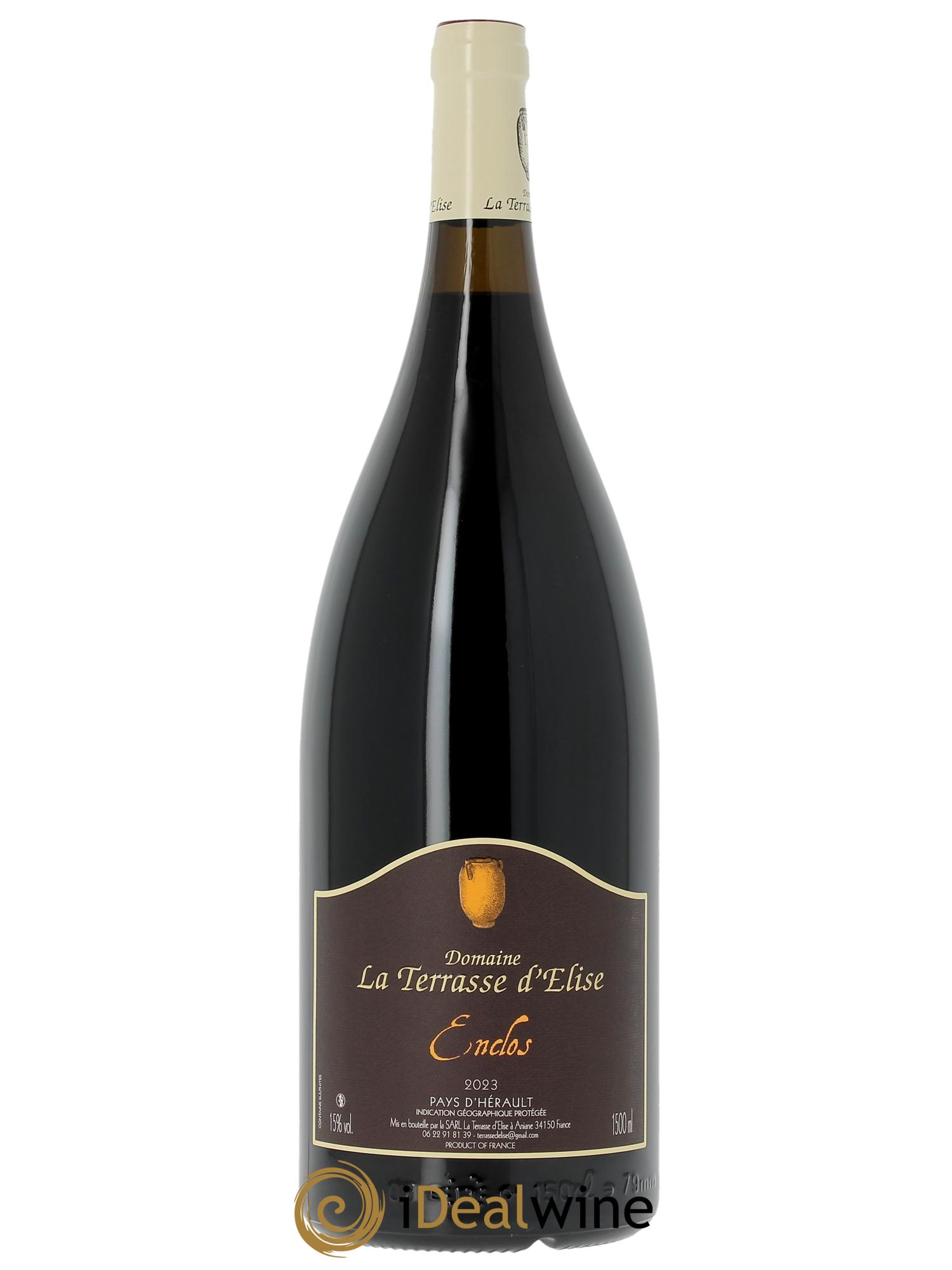 IGP Pays d'Hérault L'Enclos Terrasse d'Elise (Domaine de la)  2023 - Lotto di 1 magnum - 0