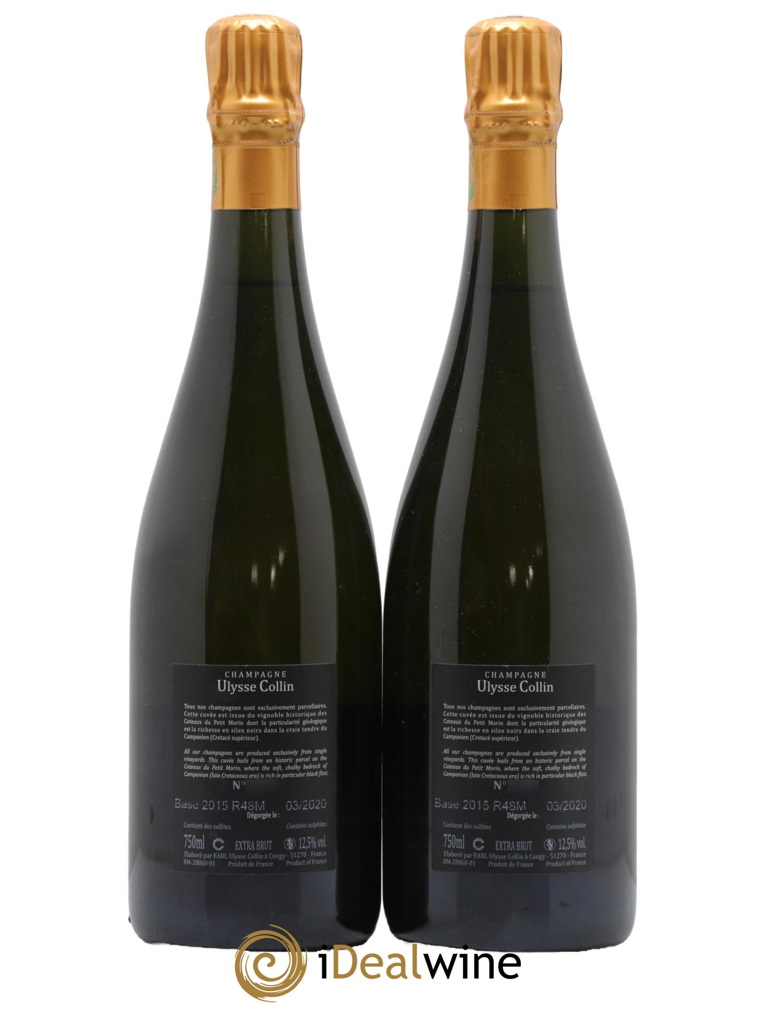 Les Roises Blanc de Blancs Extra-Brut Ulysse Collin - Lot de 2 bouteilles - 1