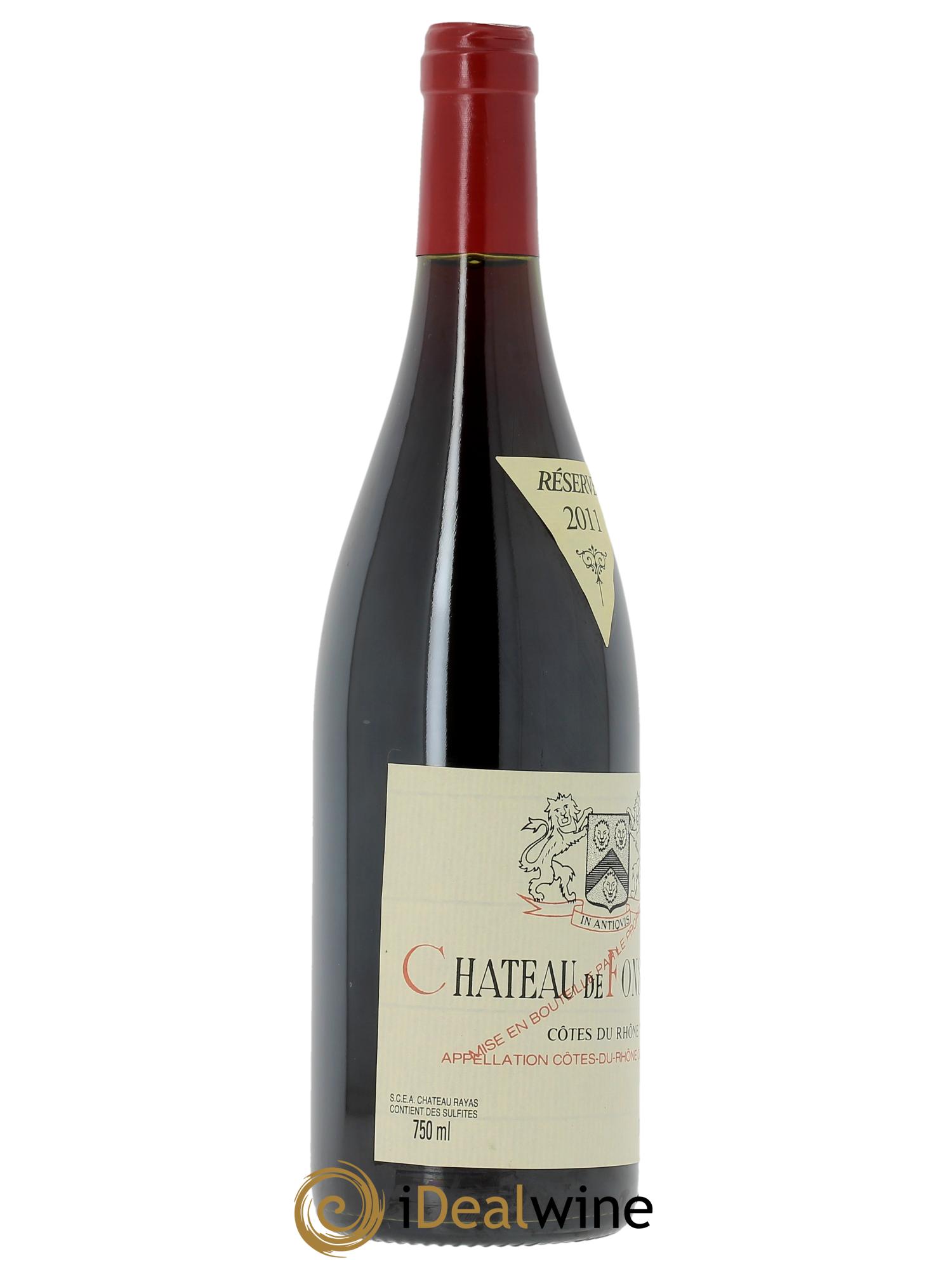 Côtes-du-Rhône Cuvée Syrah Château de Fonsalette 2011 - Posten von 1 Flasche - 2