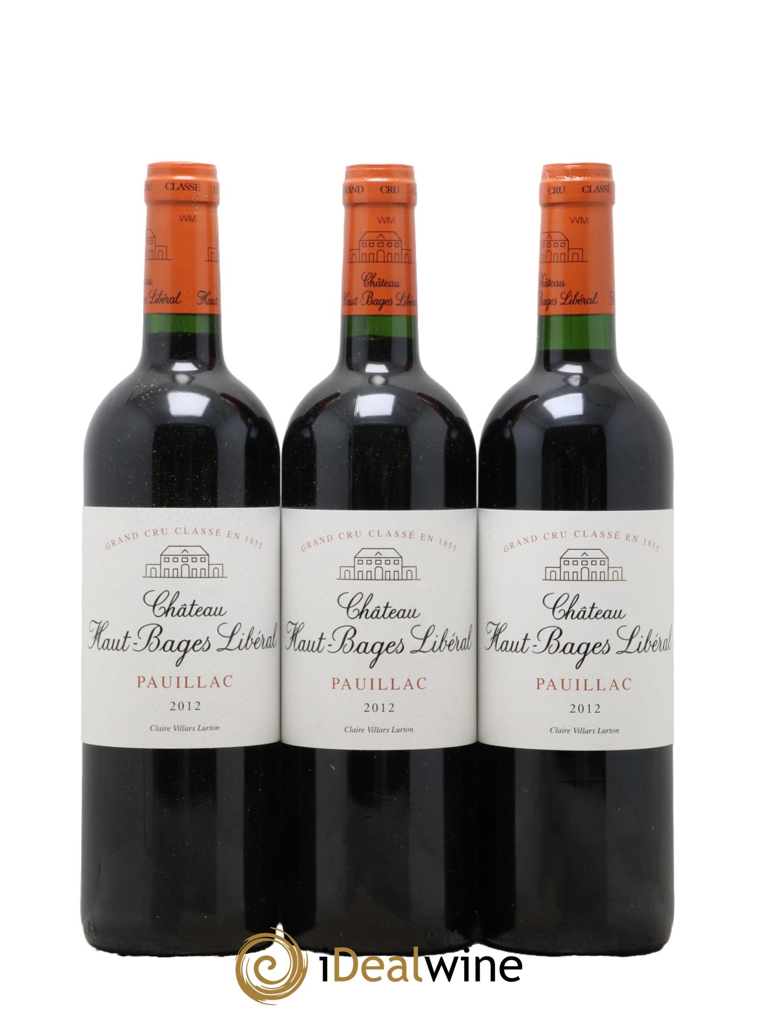 Château Haut Bages Libéral 5ème Grand Cru Classé 2012 - Lot de 6 bouteilles - 2