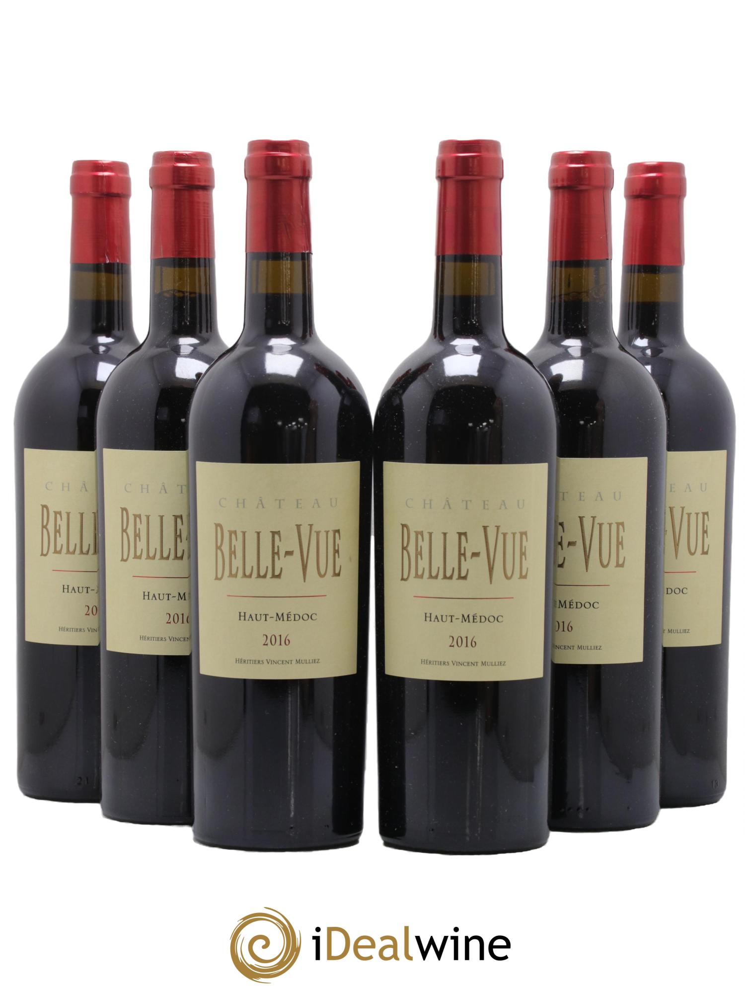Château Bellevue Cru Bourgeois 2016 - Lot de 6 bouteilles - 0