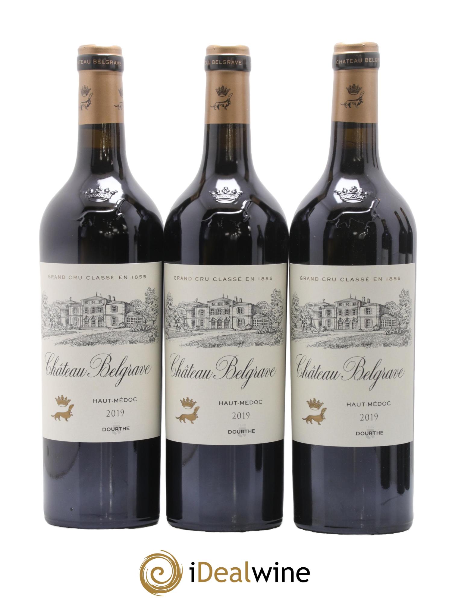 Château Belgrave 5ème Grand Cru Classé 2019 - Lot of 6 bottles - 1