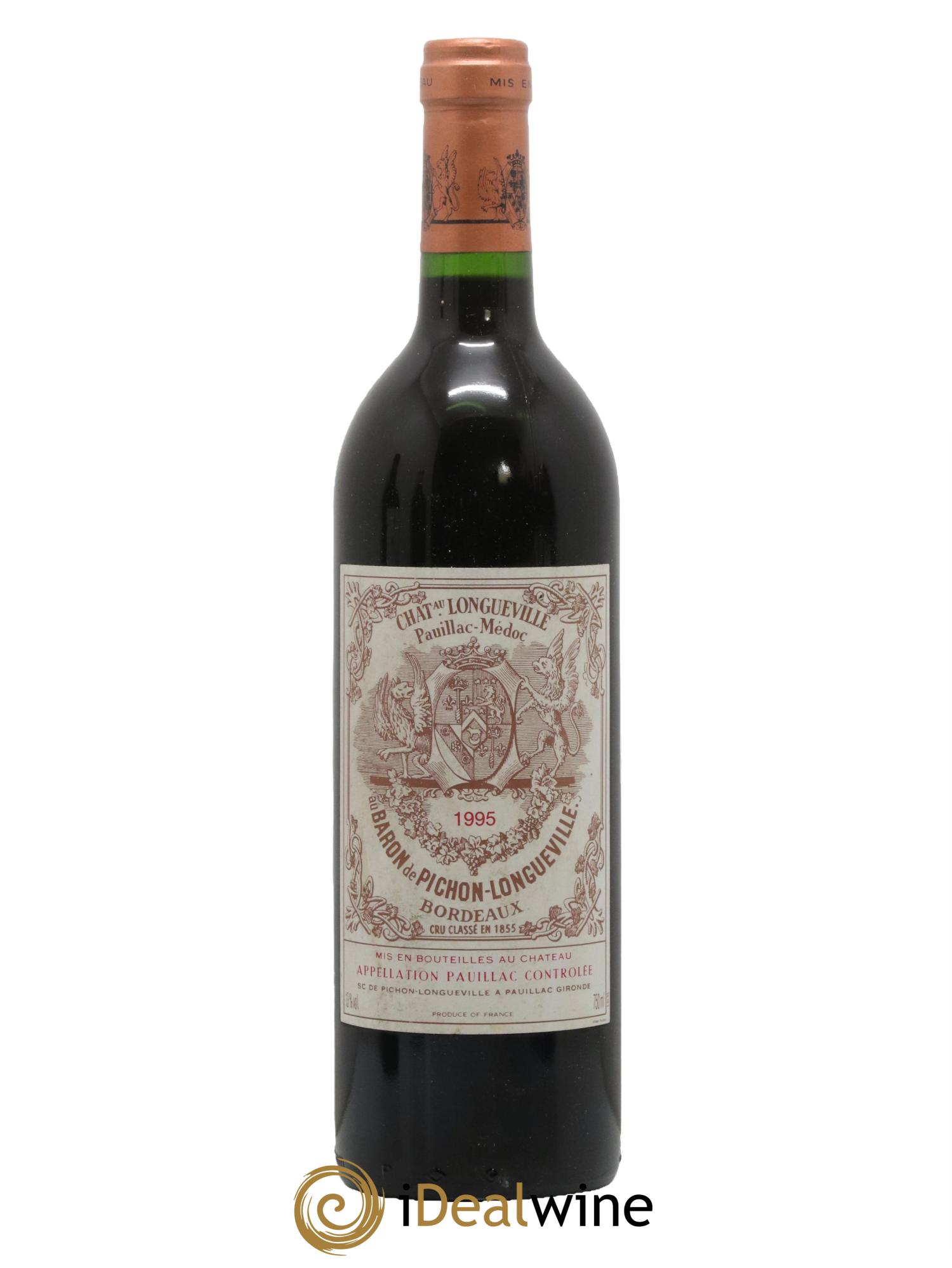 Pichon Longueville Baron 2ème Grand Cru Classé 1995 - Lot de 1 bouteille - 0