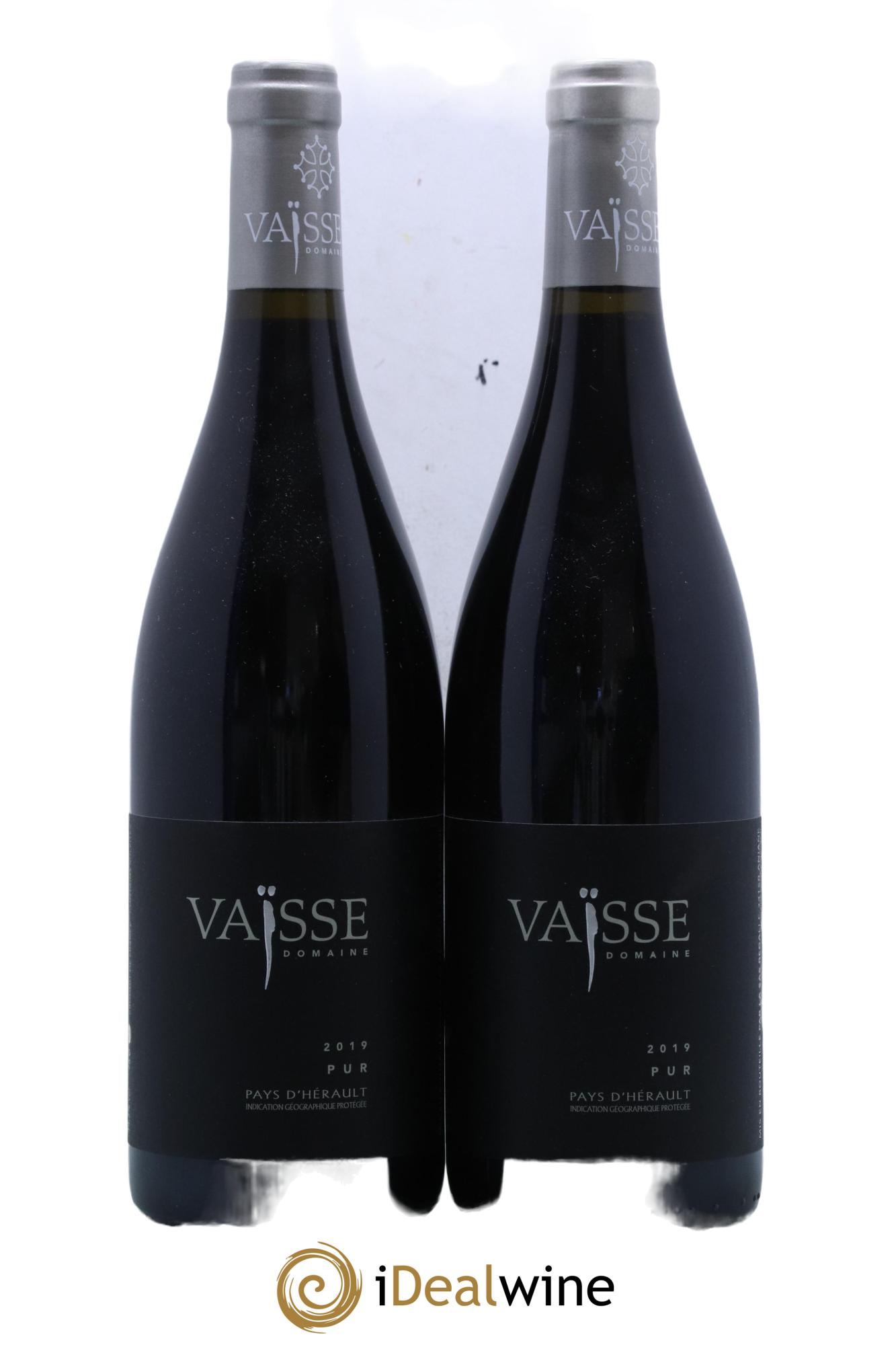 Pays d'Hérault Pur Vaisse (Domaine) 2019 - Lot de 2 bouteilles - 0