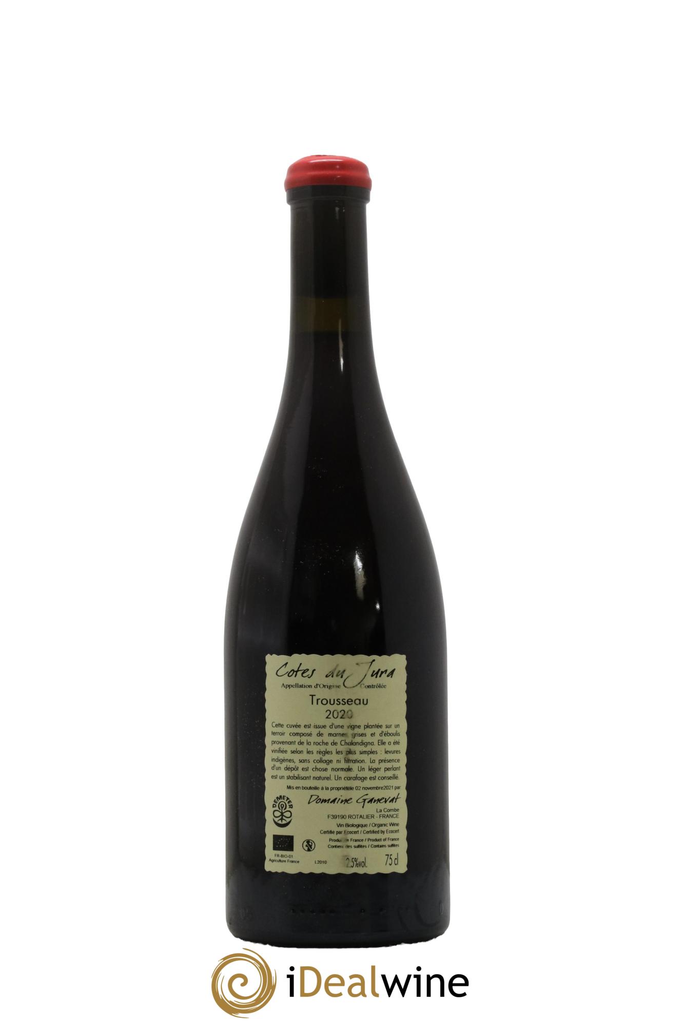 Côtes du Jura Plein Sud Jean-François Ganevat (Domaine) 2020 - Lot of 1 bottle - 1