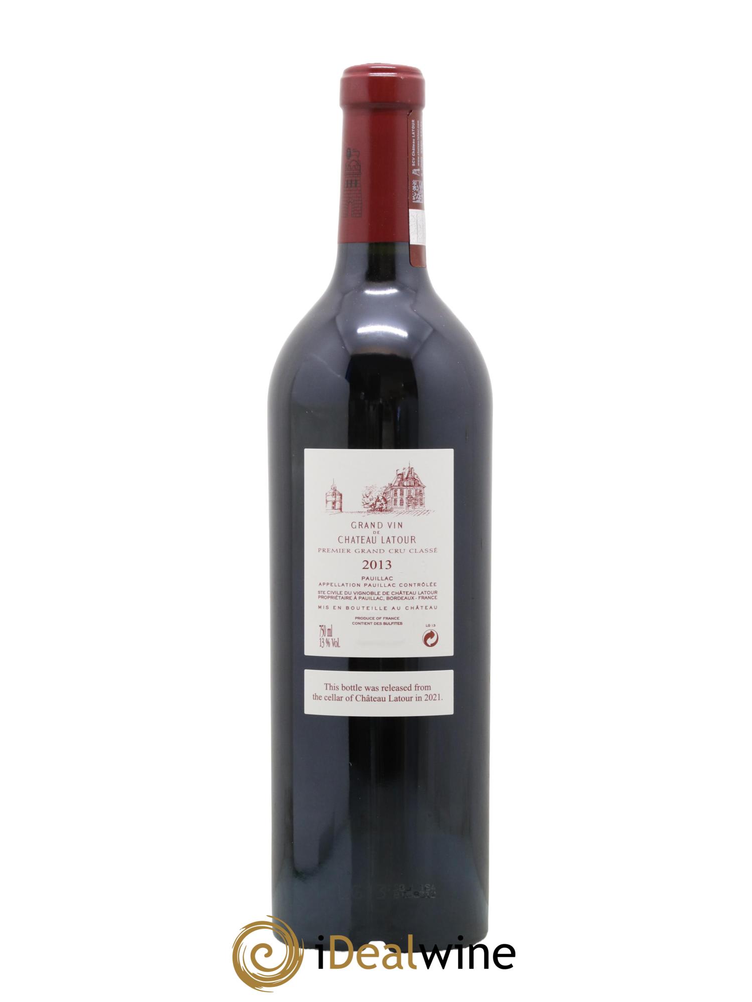 Château Latour 1er Grand Cru Classé 2013 - Lot de 1 bouteille - 1