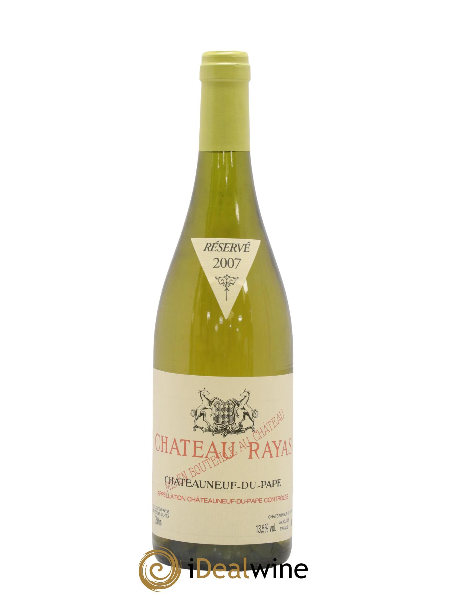 Châteauneuf-du-Pape Château Rayas Emmanuel Reynaud 2007 - Lot de 1 bouteille - 0