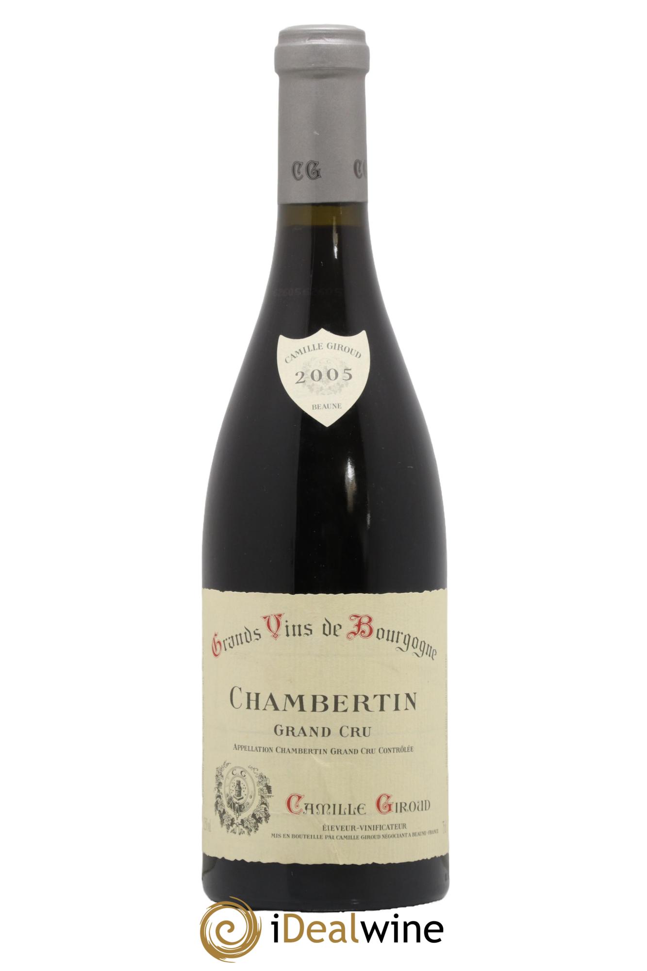 Chambertin Grand Cru Camille Giroud (Domaine) 2005 - Lot de 1 bouteille - 0