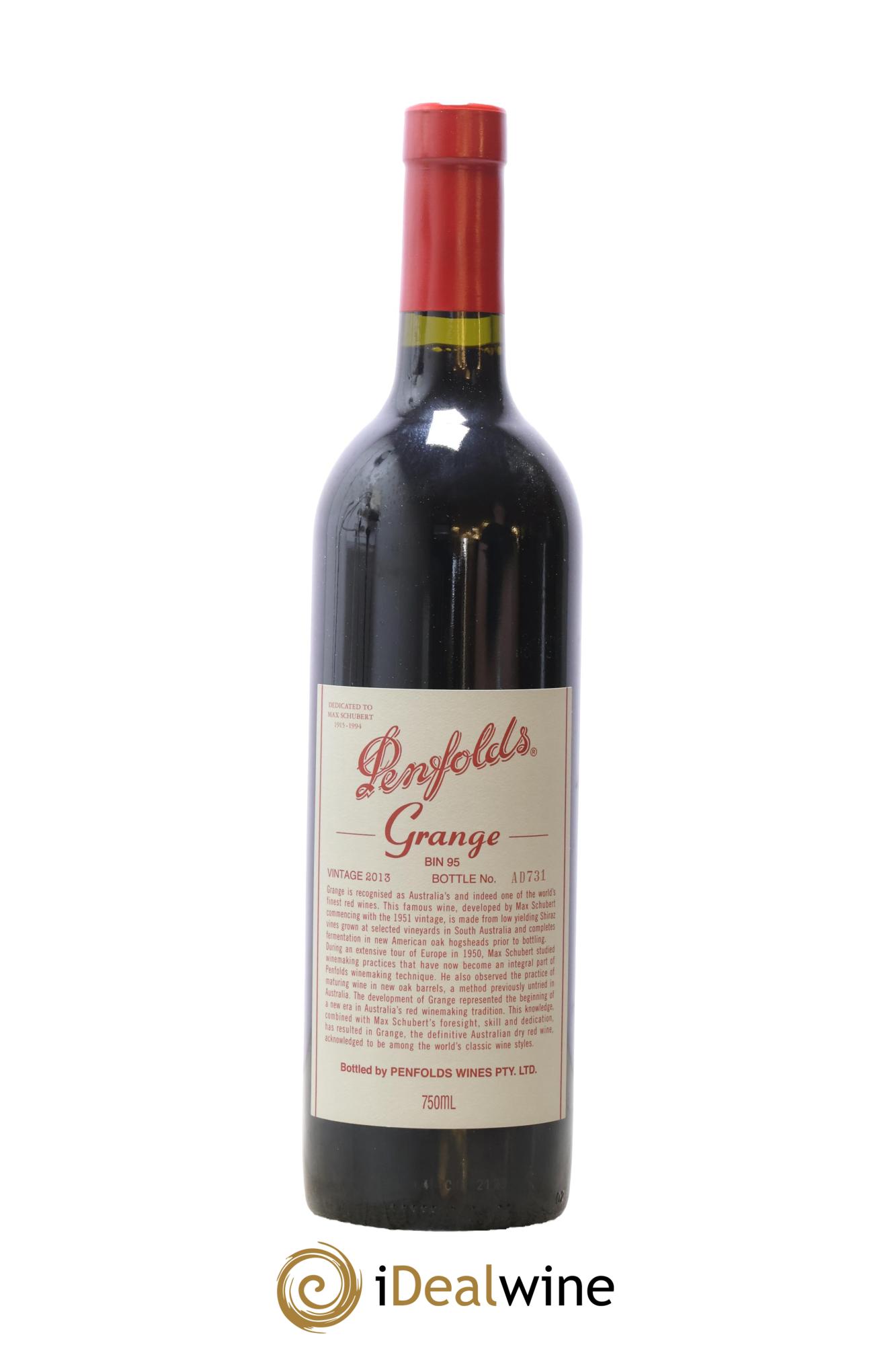 South Australia Penfolds Wines Grange Bin 95 2013 - Lotto di 1 bottiglia - 0