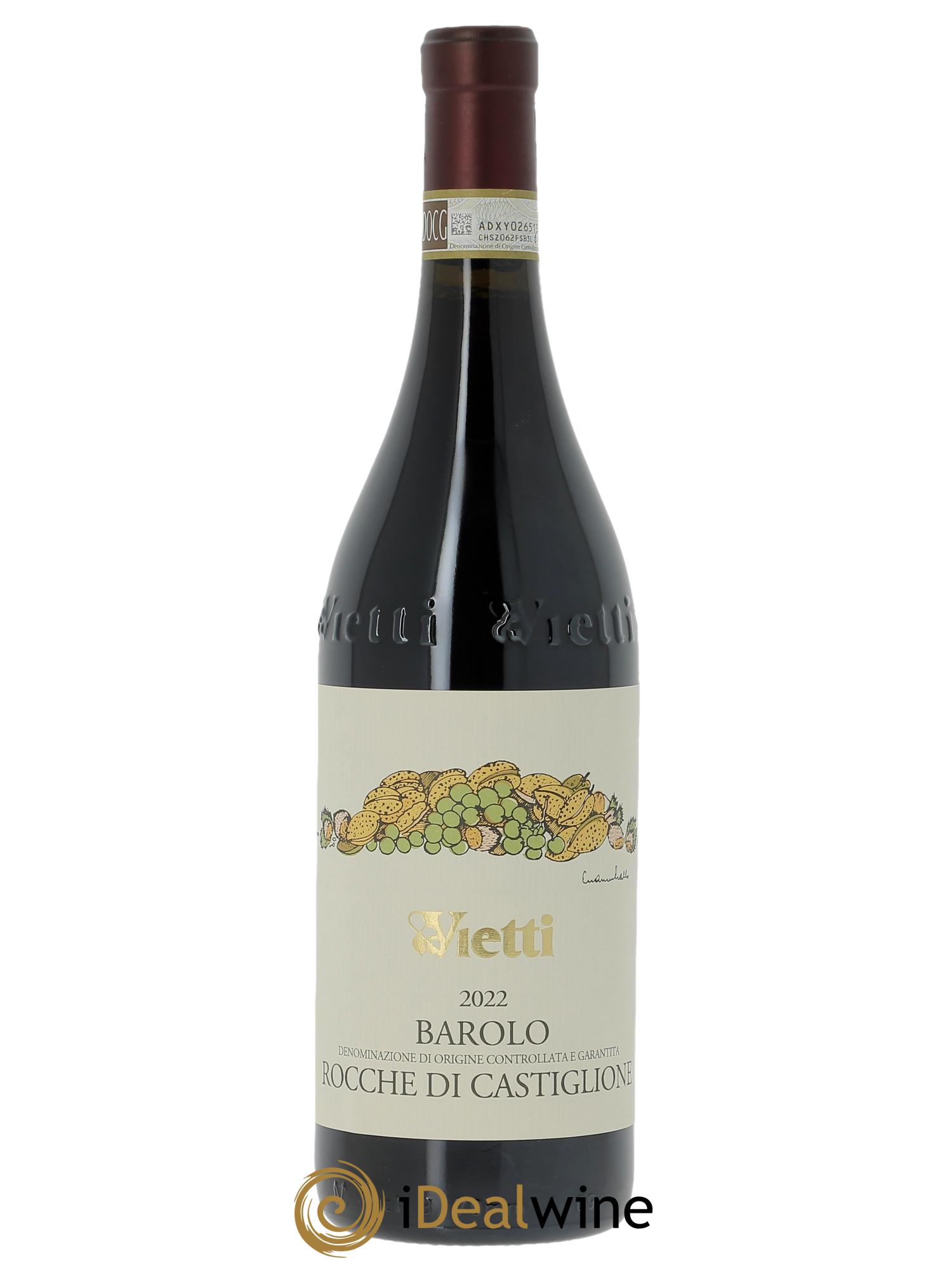 Barolo DOCG Rocche di Castiglione Vietti 2022 - Posten von 1 Flasche - 0