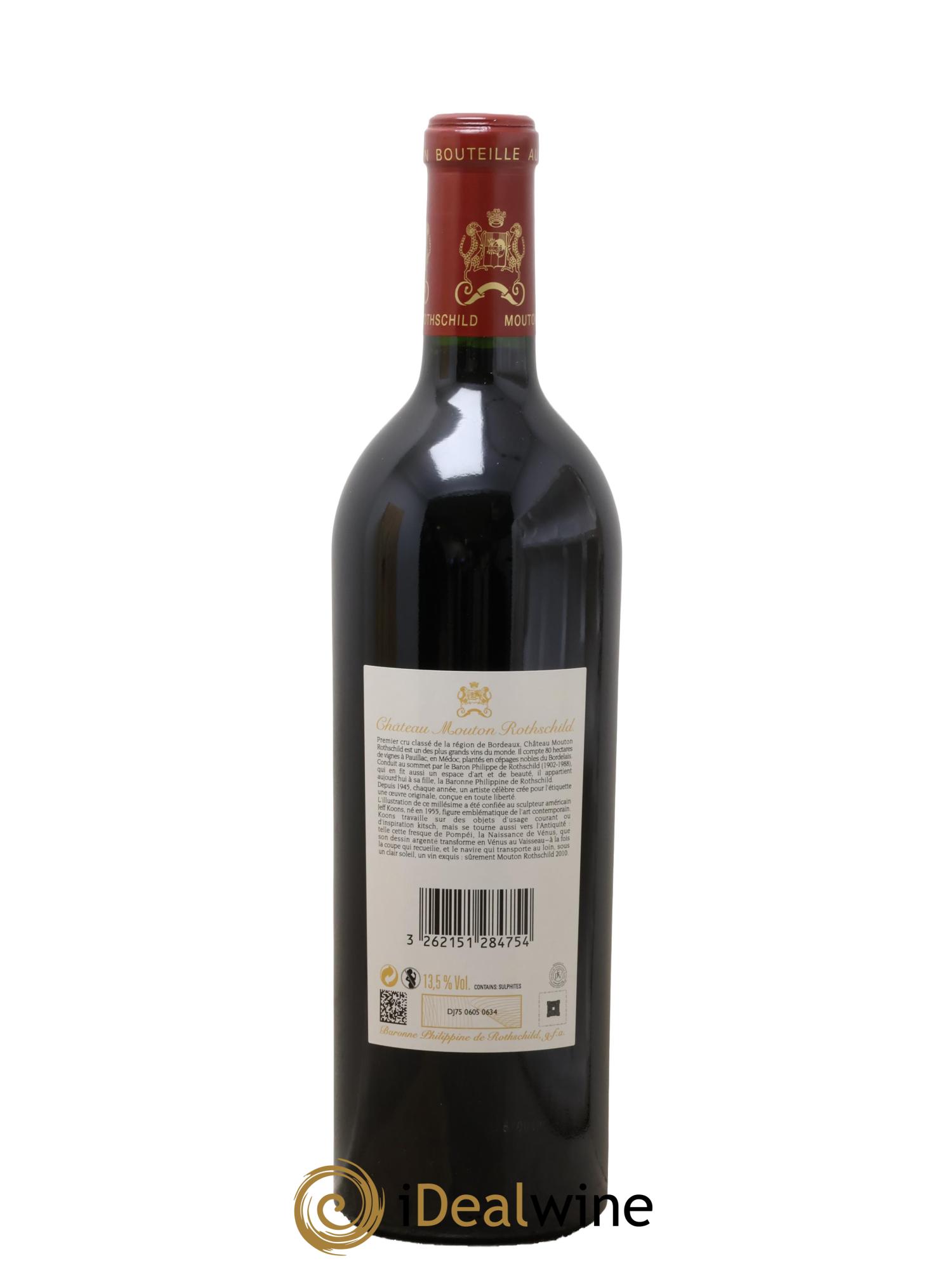 Château Mouton Rothschild 1er Grand Cru Classé 2010 - Posten von 1 Flasche - 2