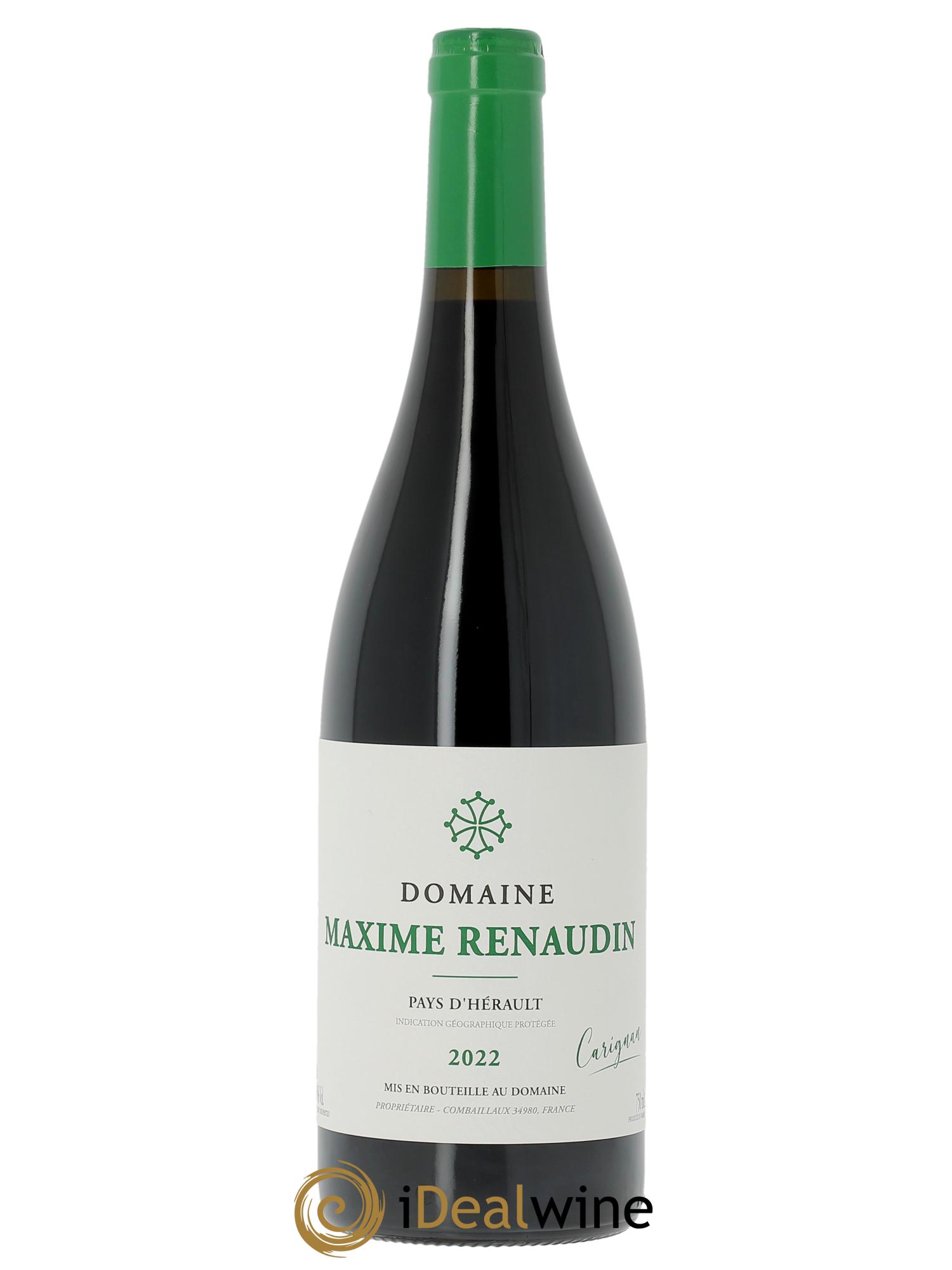 Pays d'Hérault Carignan Maxime Renaudin 2022 - Lot de 1 bouteille - 0