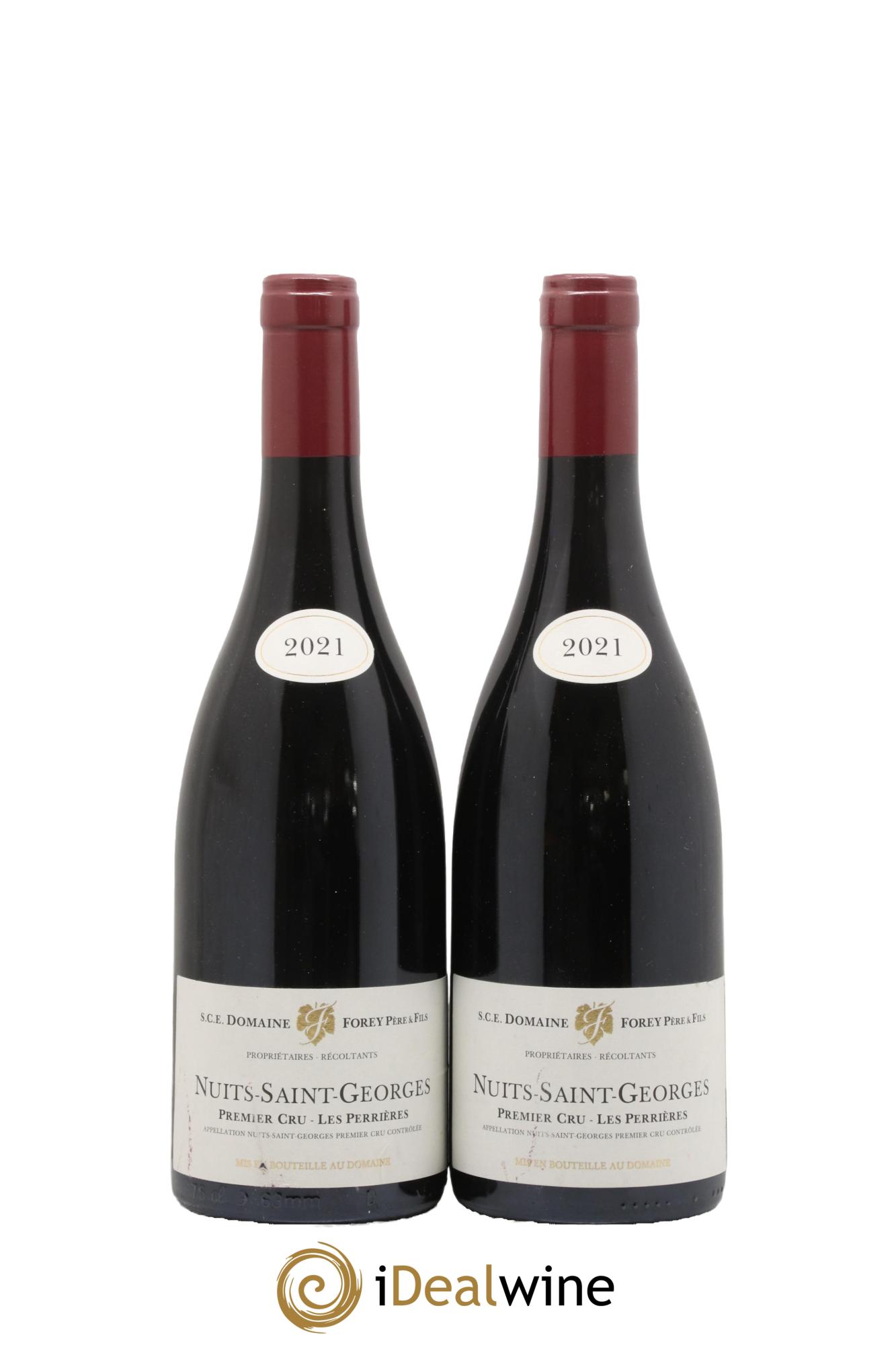 Nuits-Saint-Georges 1er Cru Les Perrières Forey Père et Fils (Domaine) 2021 - Lot de 2 bouteilles - 0