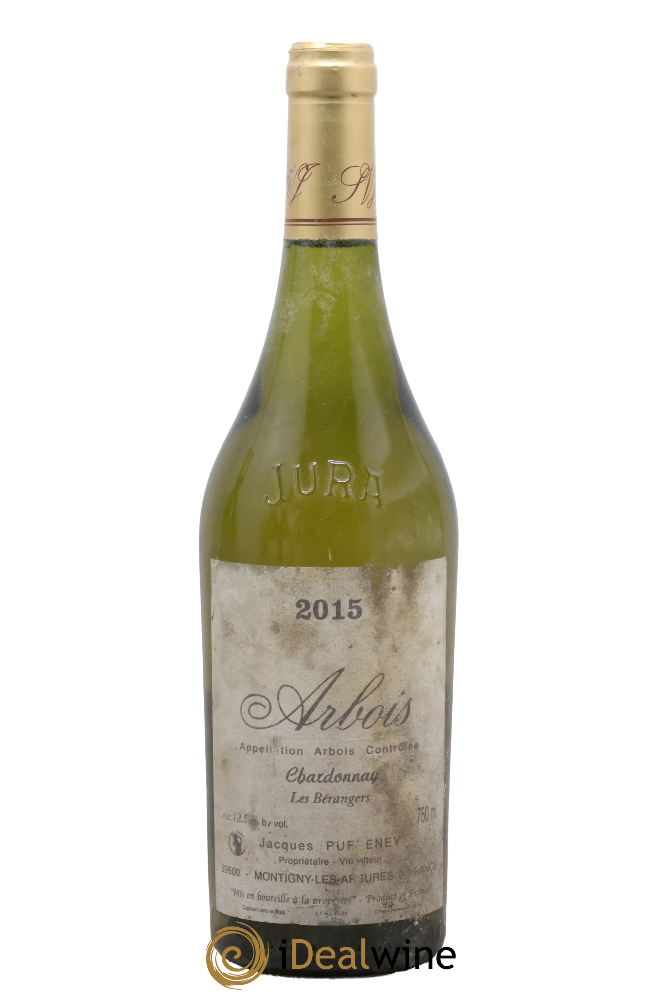 Arbois Chardonnay Les Bérangers Jacques Puffeney 2015 - Lot de 1 bouteille - 0