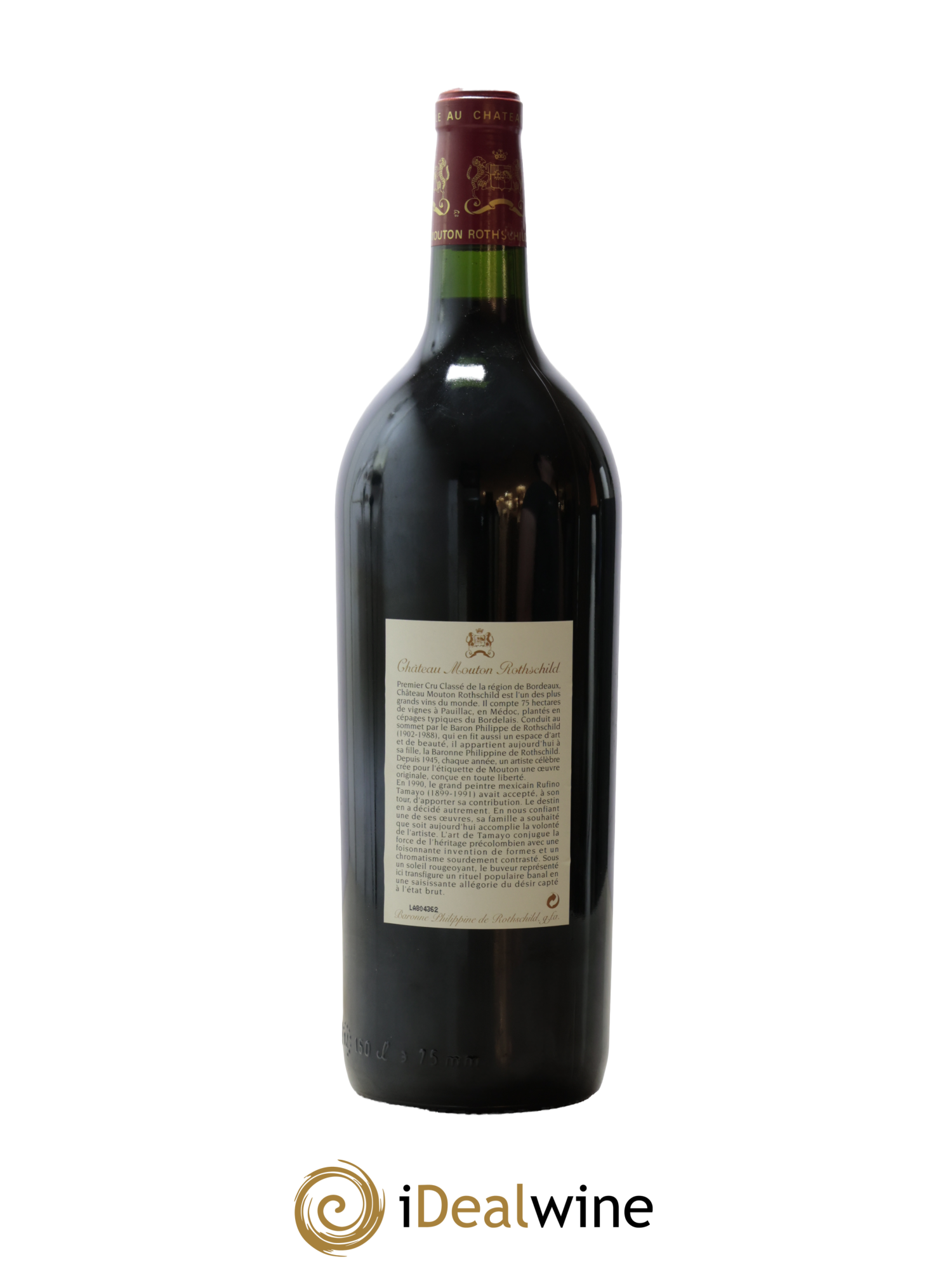 Château Mouton Rothschild 1er Grand Cru Classé 1998 - Lot de 1 magnum - 1