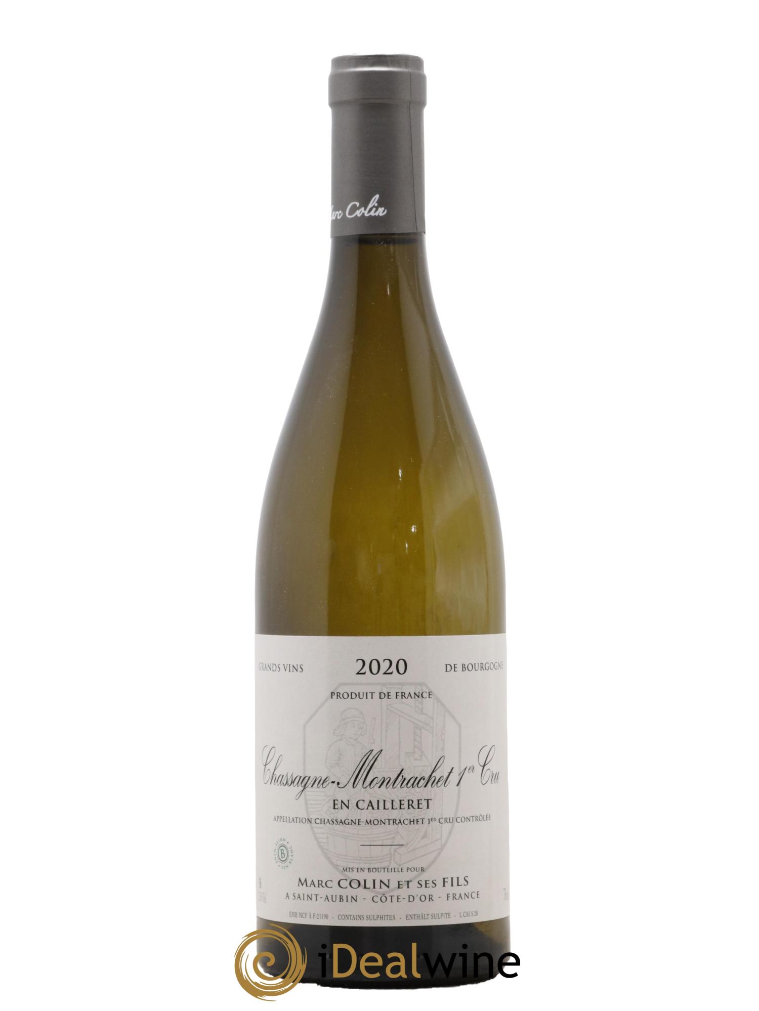 Chassagne-Montrachet 1er Cru Les Caillerets Marc Colin & Fils 2020 - Lot de 1 bouteille - 0