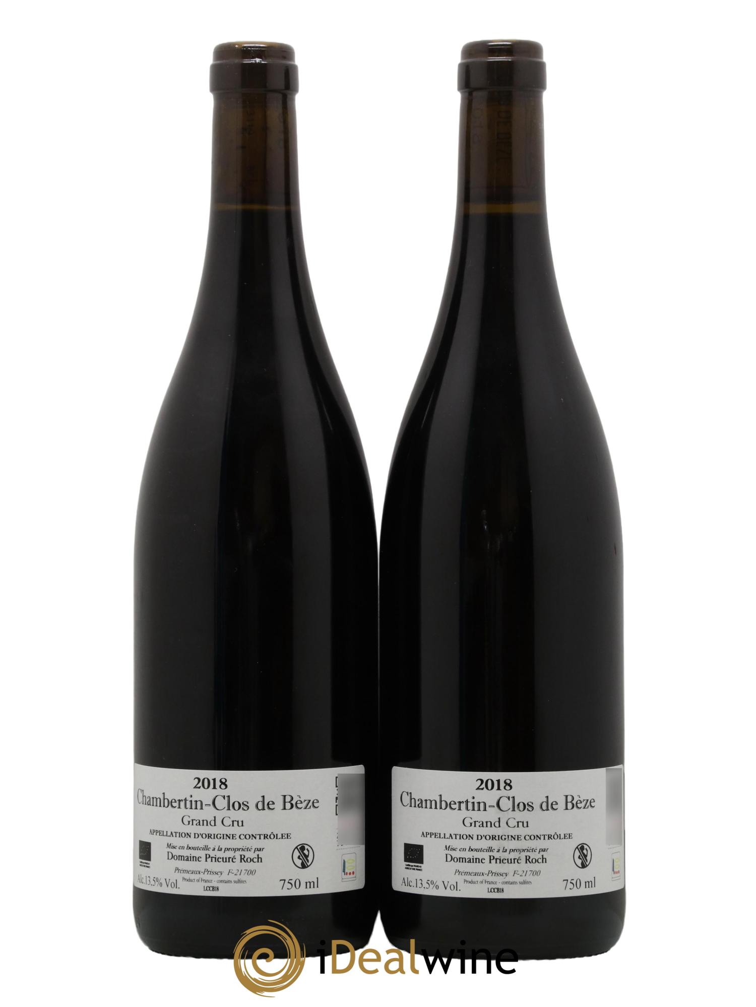 Chambertin Clos de Bèze Grand Cru Prieuré Roch 2018 - Lot de 2 bouteilles - 1