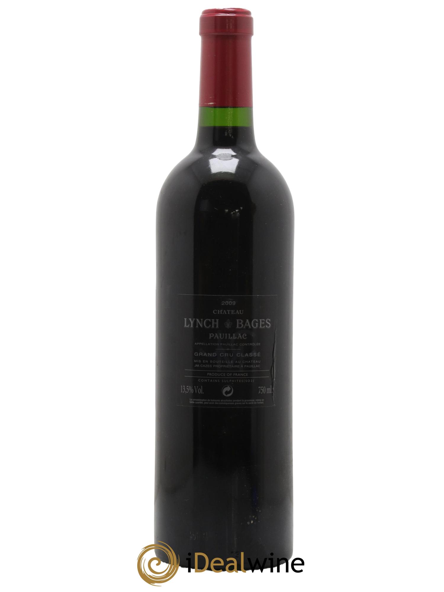 Château Lynch Bages 5ème Grand Cru Classé 2009 - Lot de 1 bouteille - 1