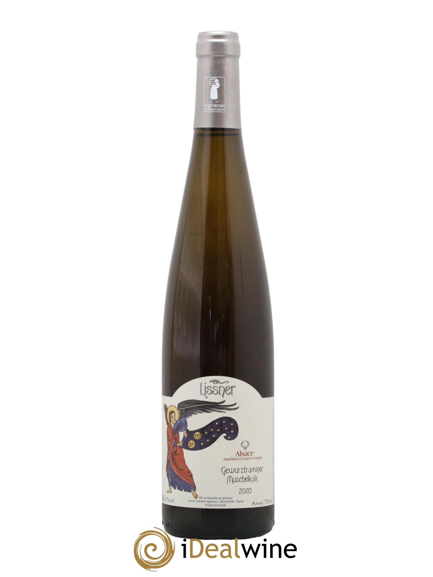 Alsace Gewurztraminer Muschelkalk Lisssner 2020 - Lot de 1 bouteille - 0