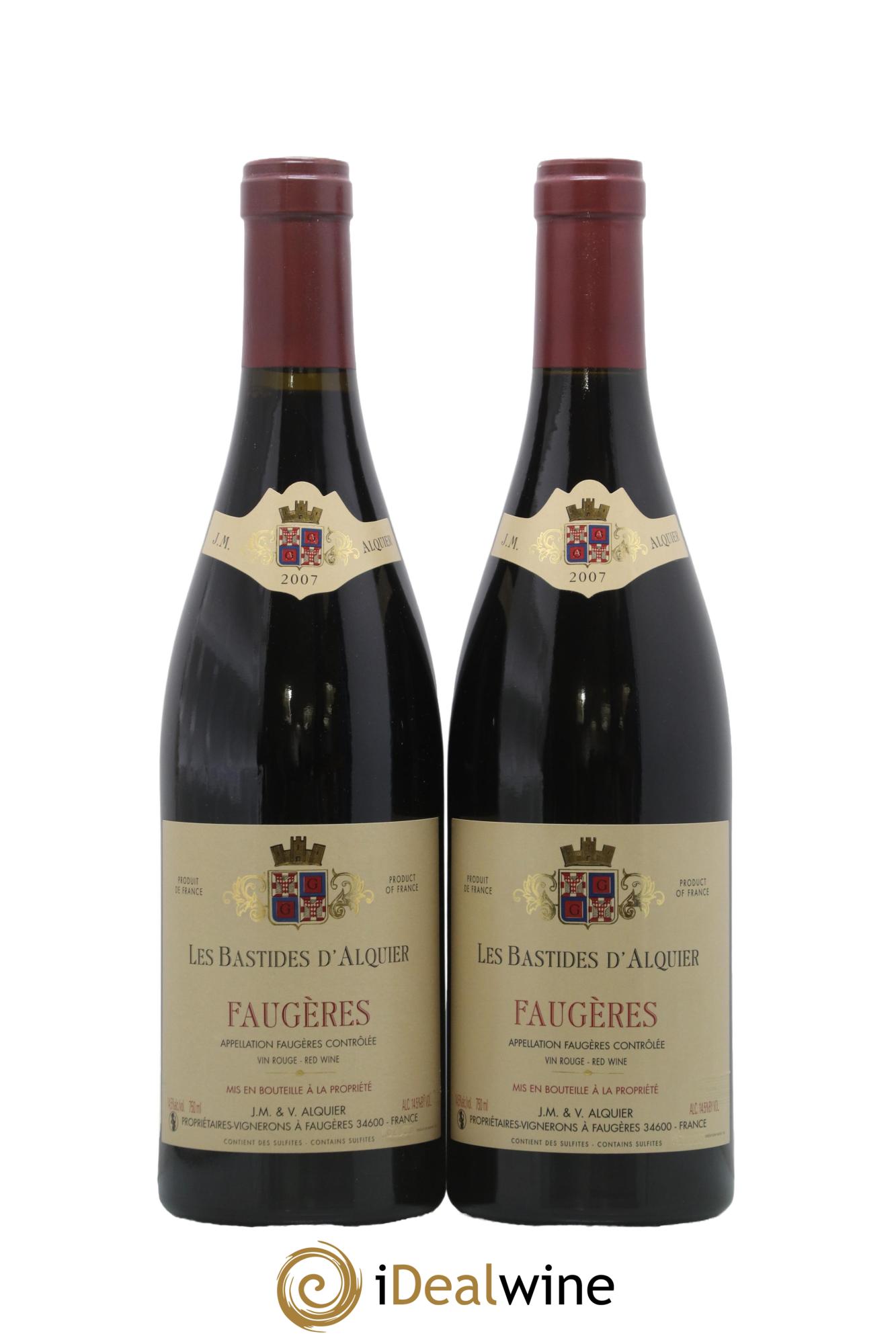 Faugères Domaine Jean-Michel Alquier Les Bastides d'Alquier 2007 - Posten von 2 Flaschen - 0