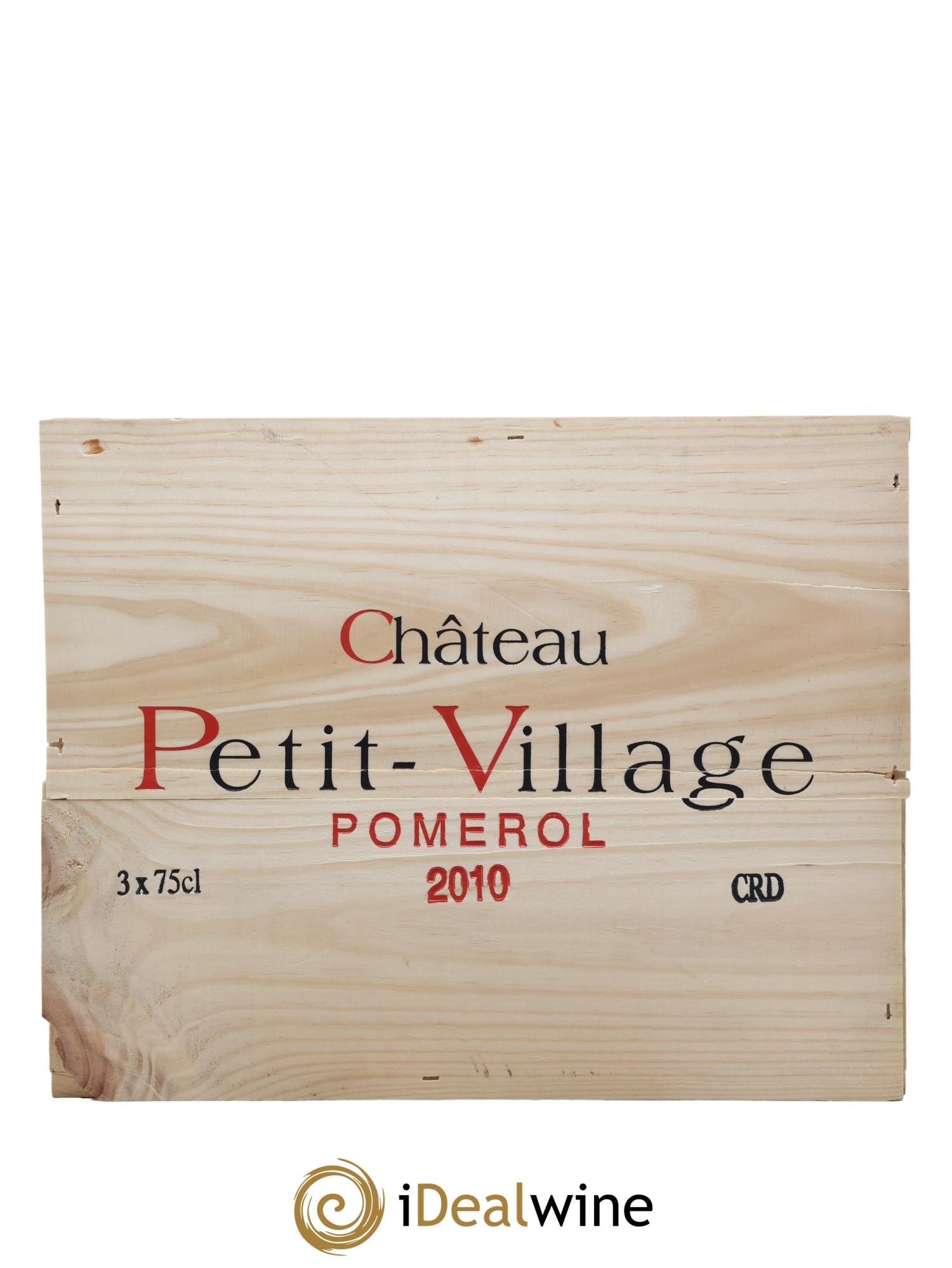 Château Petit Village 2010 - Lot of 3 bottles - 1