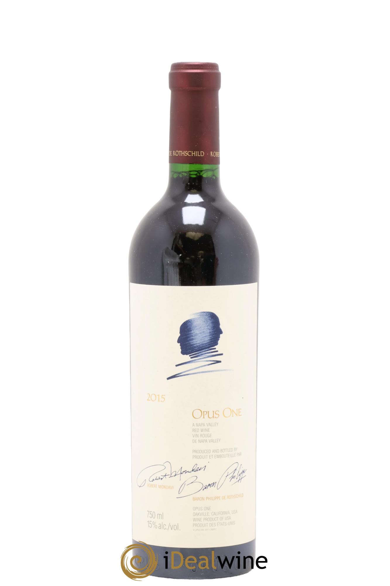 Napa Valley Opus One Robert Mondavi 2015 - Lot de 1 bouteille - 0