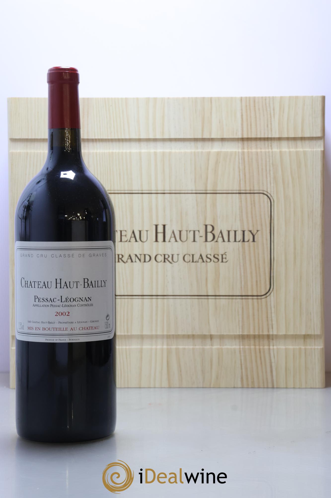Château Haut-Bailly Cru Classé de Graves  2002 - Lot of 3 magnums - 1