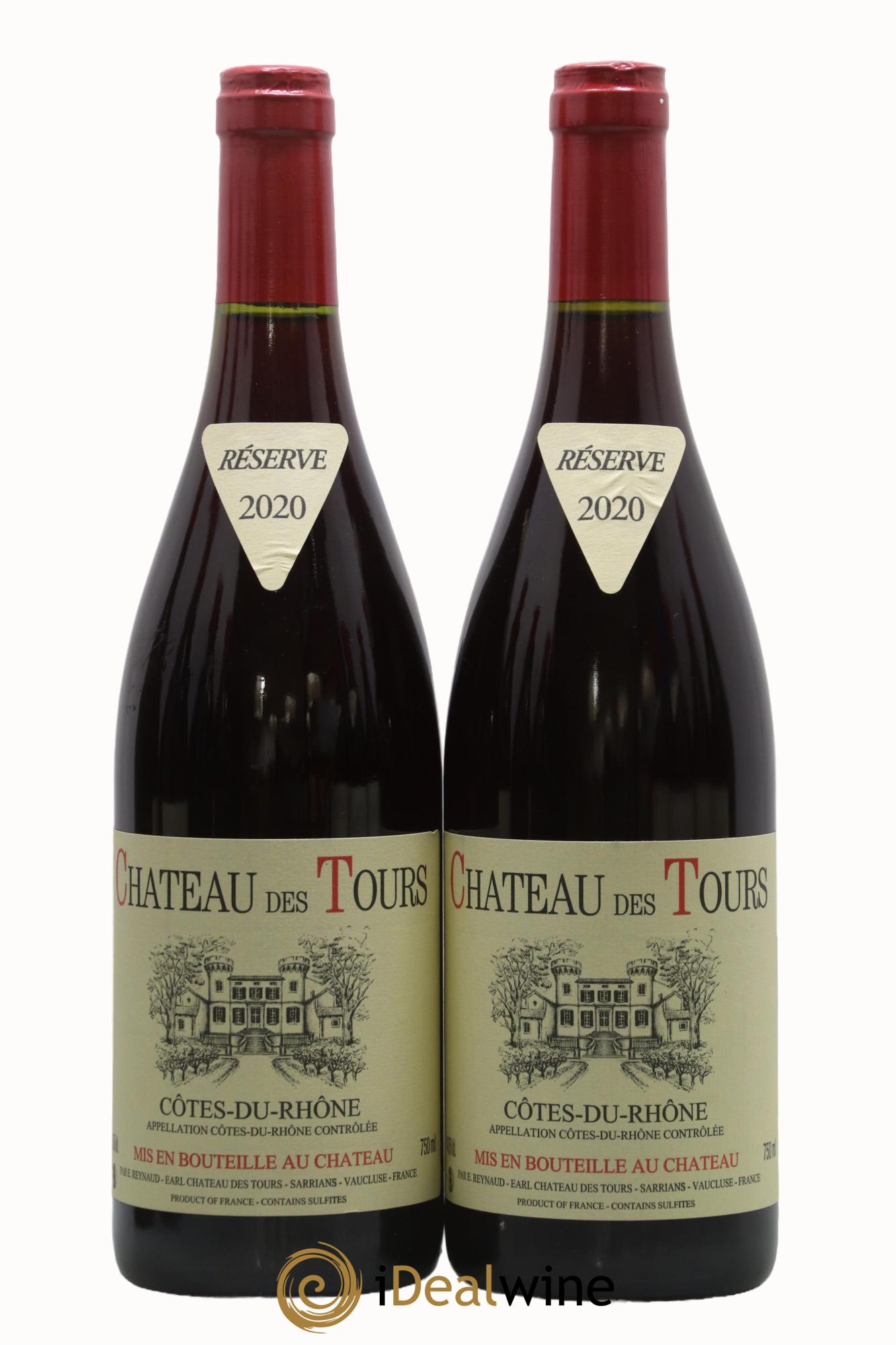 Côtes-du-Rhône Château des Tours Emmanuel Reynaud 2020 - Lotto di 2 bottiglie - 0