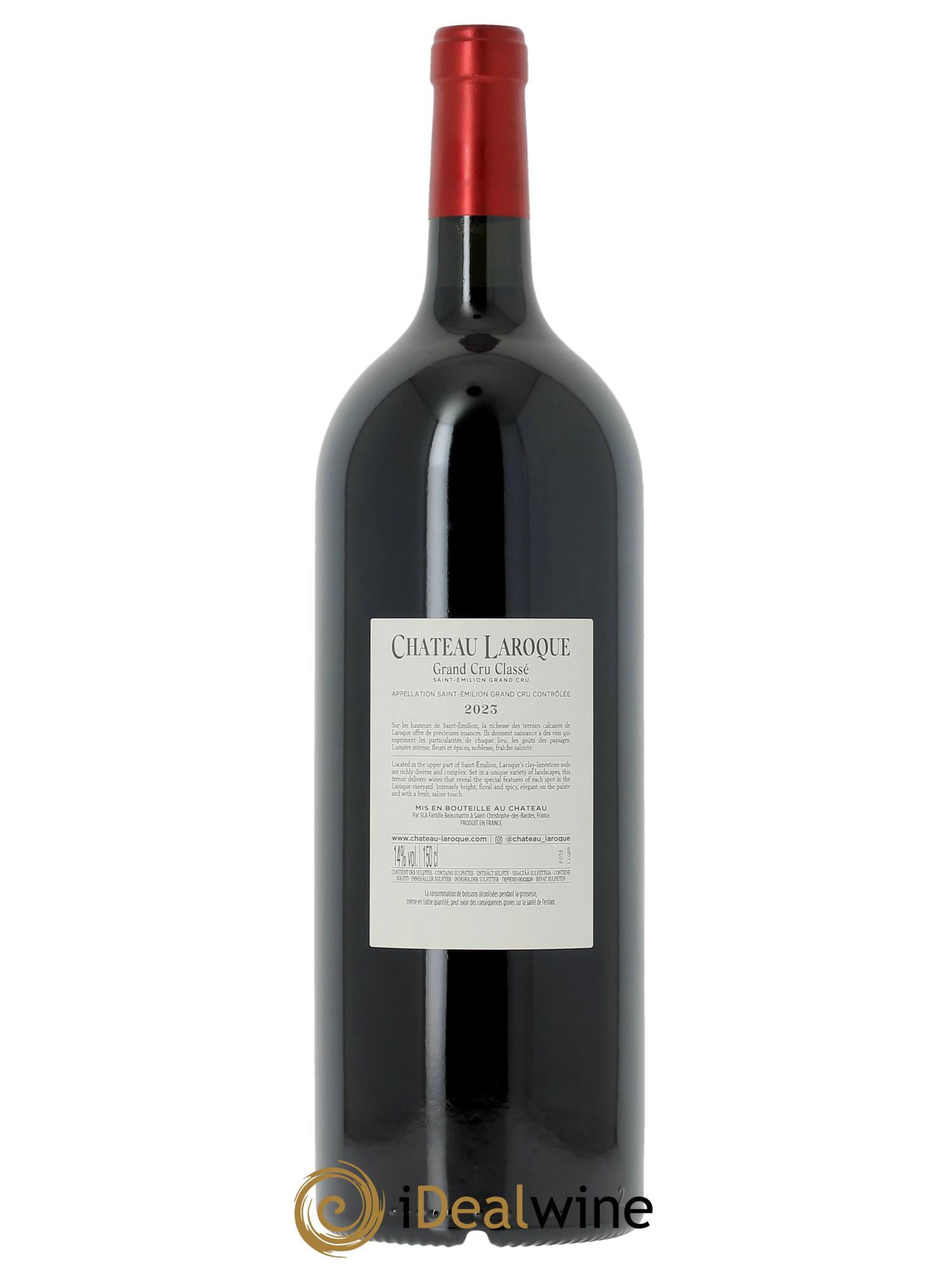 Château Laroque Grand Cru Classé (CBO à partir de 6 mgs) 2023 - Lot de 1 magnum - 1