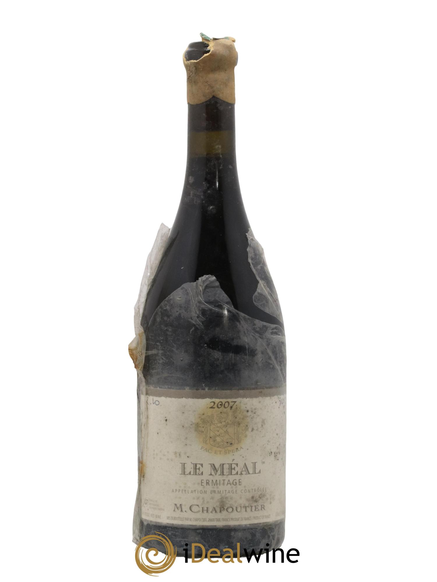 Hermitage Ermitage Le Méal Chapoutier 2007 - Lot de 1 bouteille - 0