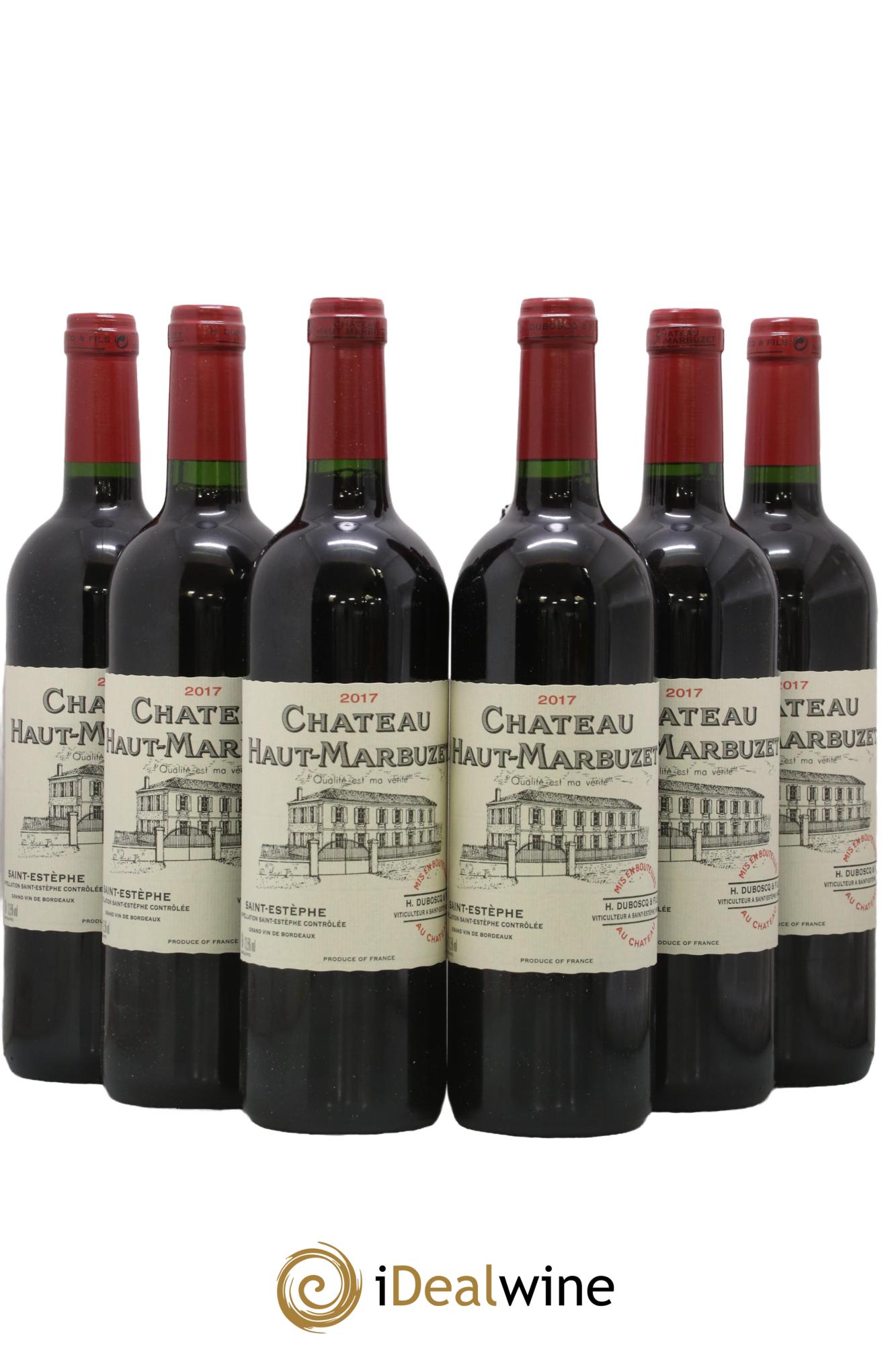 Château Haut Marbuzet 2017 - Lot of 6 bottles - 0