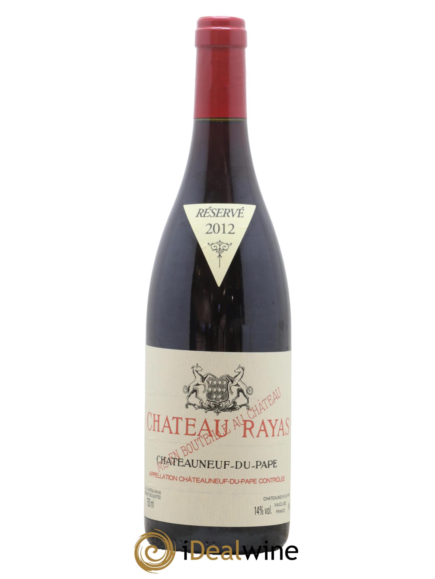 Châteauneuf-du-Pape Château Rayas Emmanuel Reynaud 2012 - Lot de 1 bouteille - 0