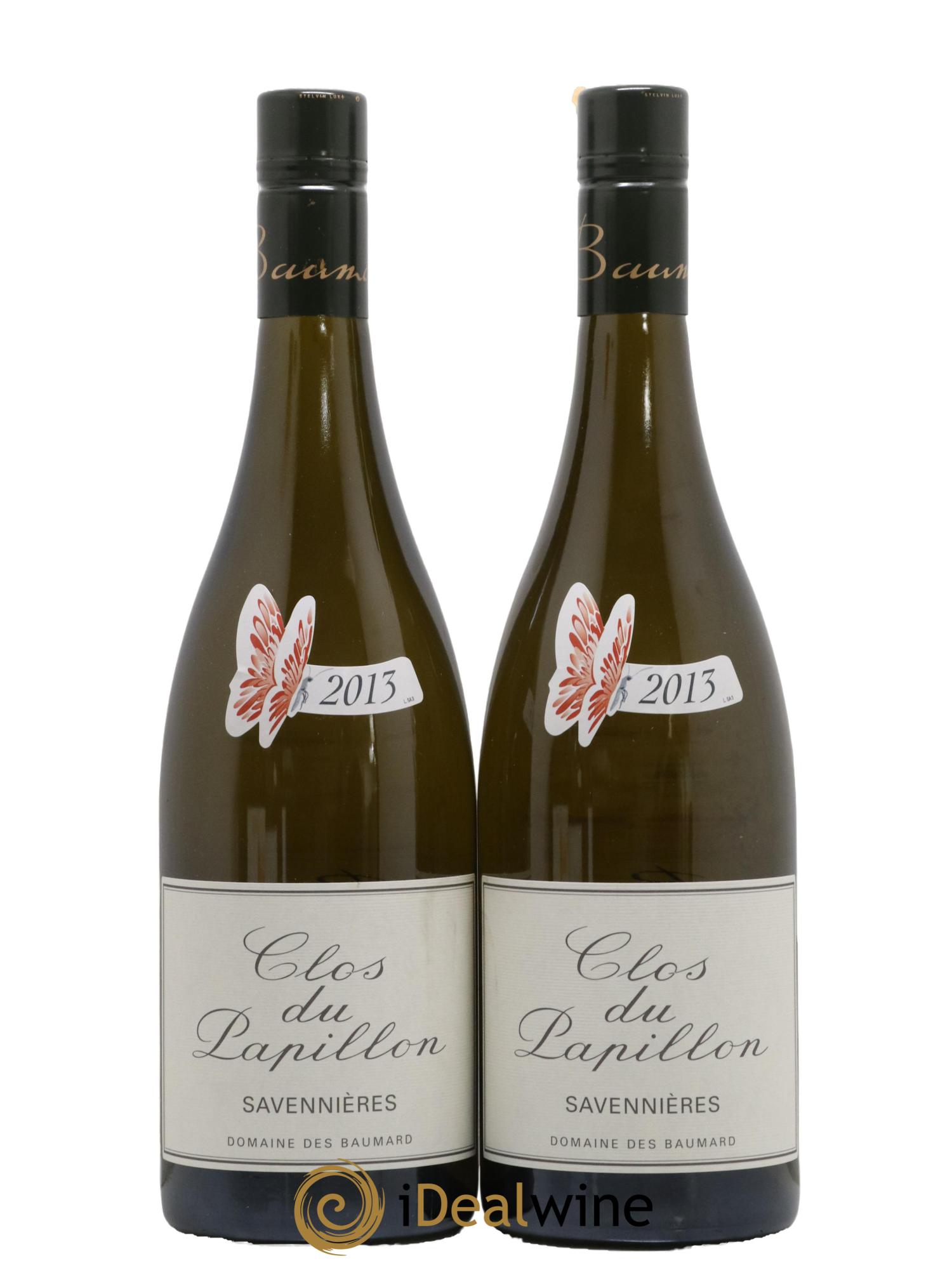 Savennières Clos du Papillon Baumard (Domaine des) 2013 - Lotto di 2 bottiglie - 0