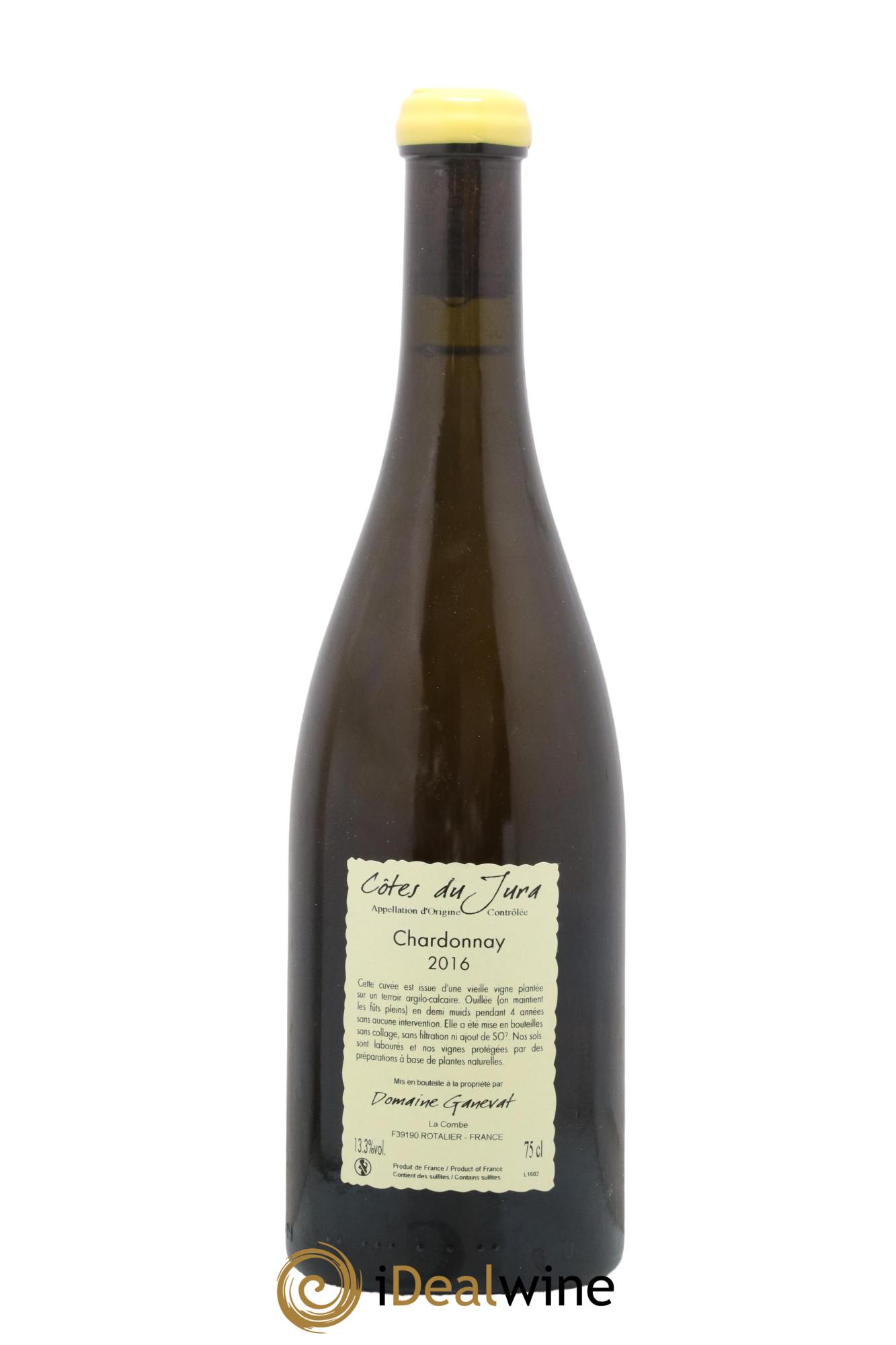 Côtes du Jura Les Chamois du Paradis Jean-François Ganevat (Domaine) 2016 - Lot de 1 bouteille - 1