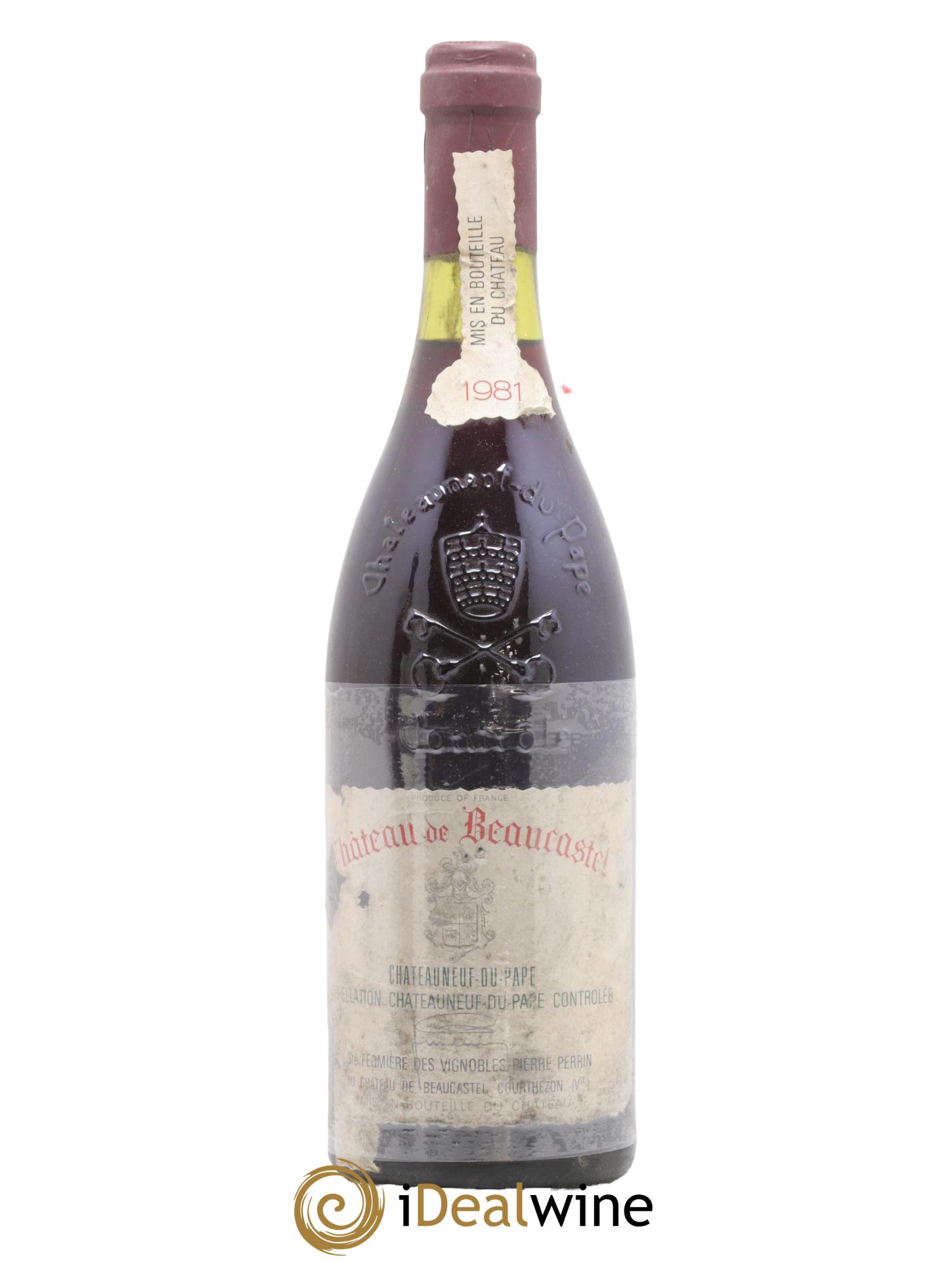Châteauneuf-du-Pape Château de Beaucastel Famille Perrin 1981 - Lot de 1 bouteille - 0