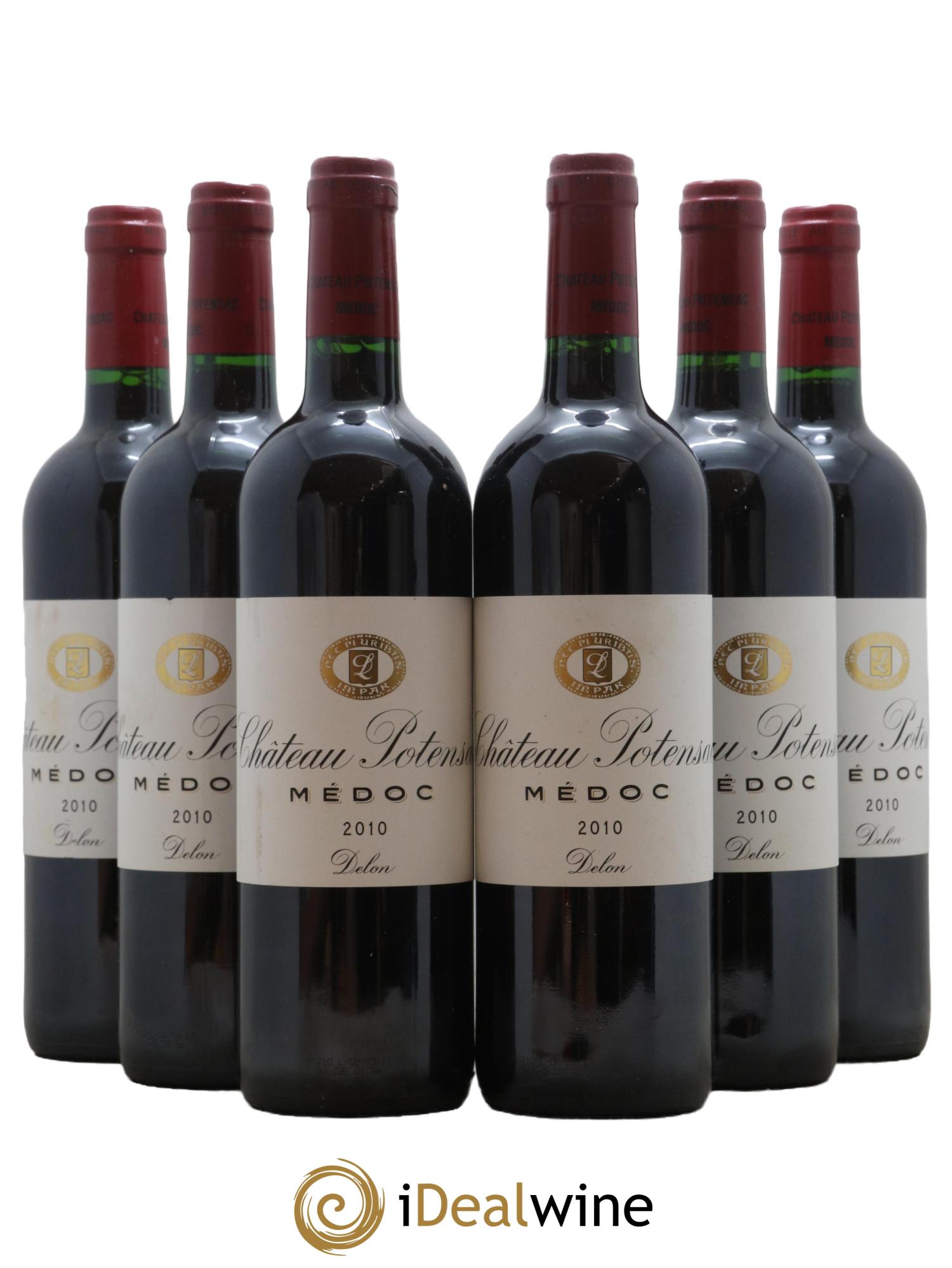 Château Potensac 2010 - Posten von 6 Flaschen - 0