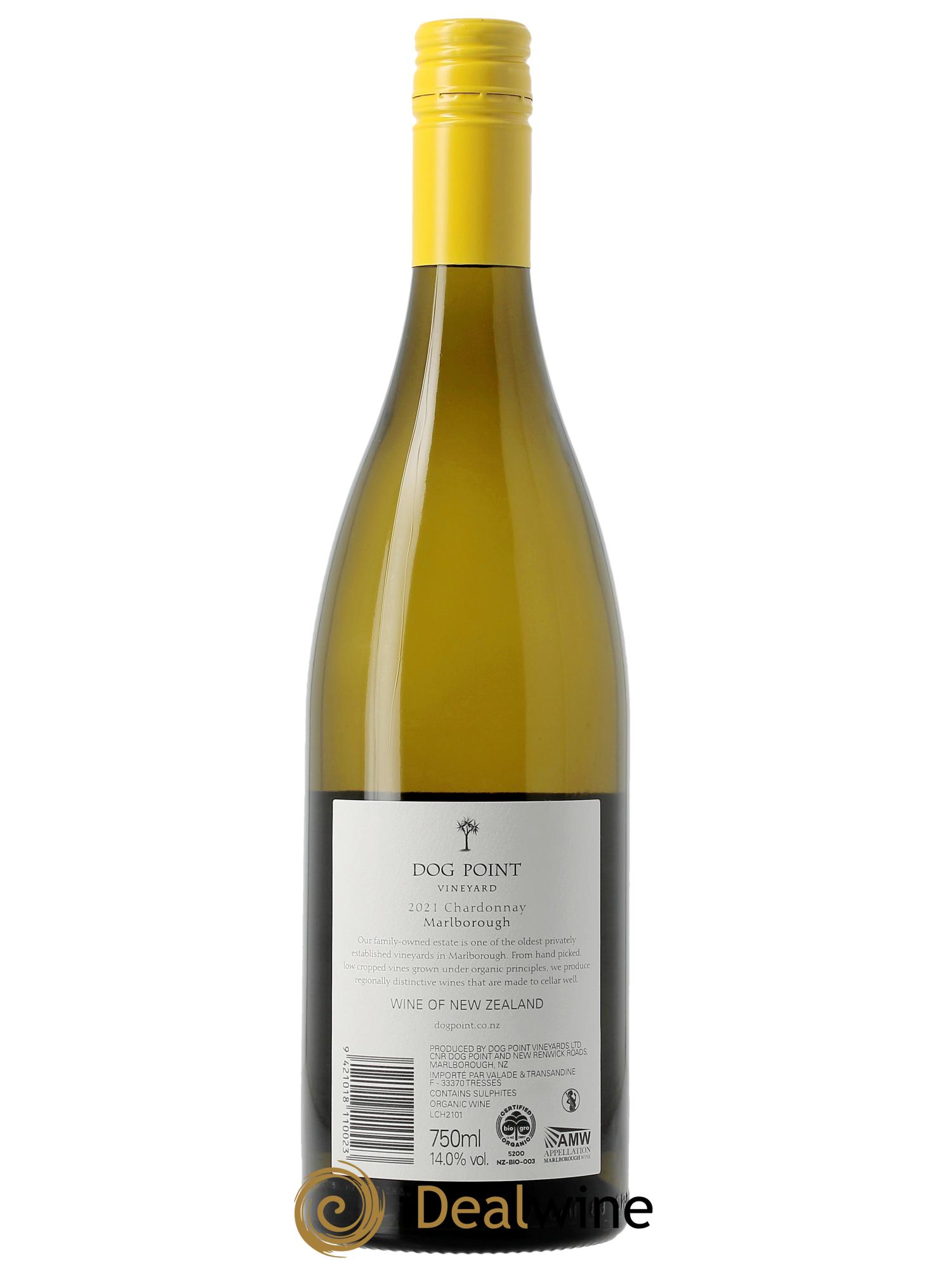 Marlborough Dog Point Chardonnay 2021 - Lot of 1 bottle - 1