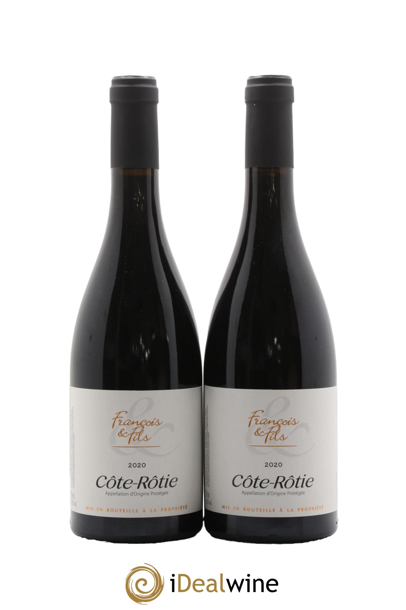 Côte-Rôtie Domaine François et Fils 2020 - Lot de 2 bouteilles - 0