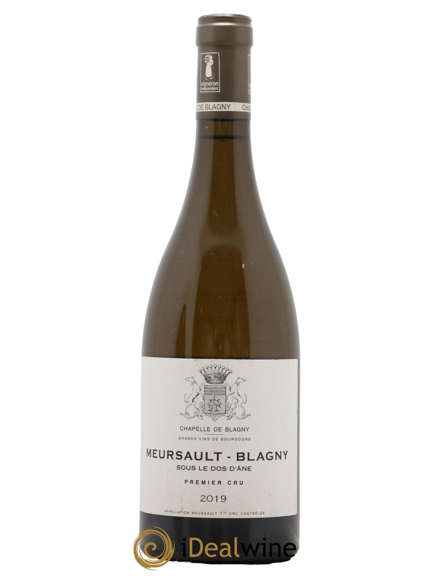 Meursault 1er Cru Blagny Sous le Dos d'Ane Domaine Chapelle de Blagny 2019 - Lot de 1 bouteille - 0